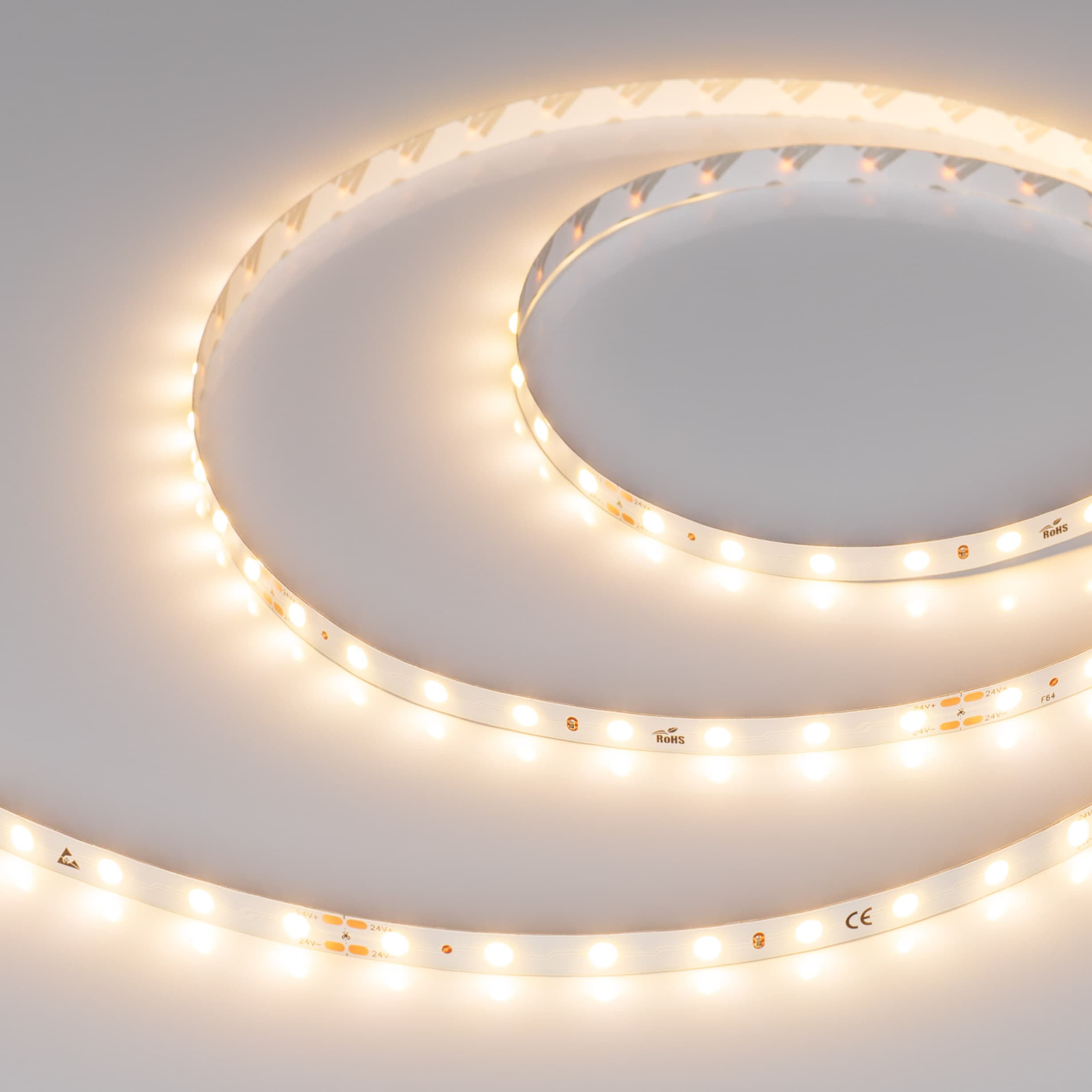 Светодиодная лента DOT-X64-8mm 24V Warm3000 (5 W/m, IP20, 5m) (Arlight, Открытый) 040233 — фото 1