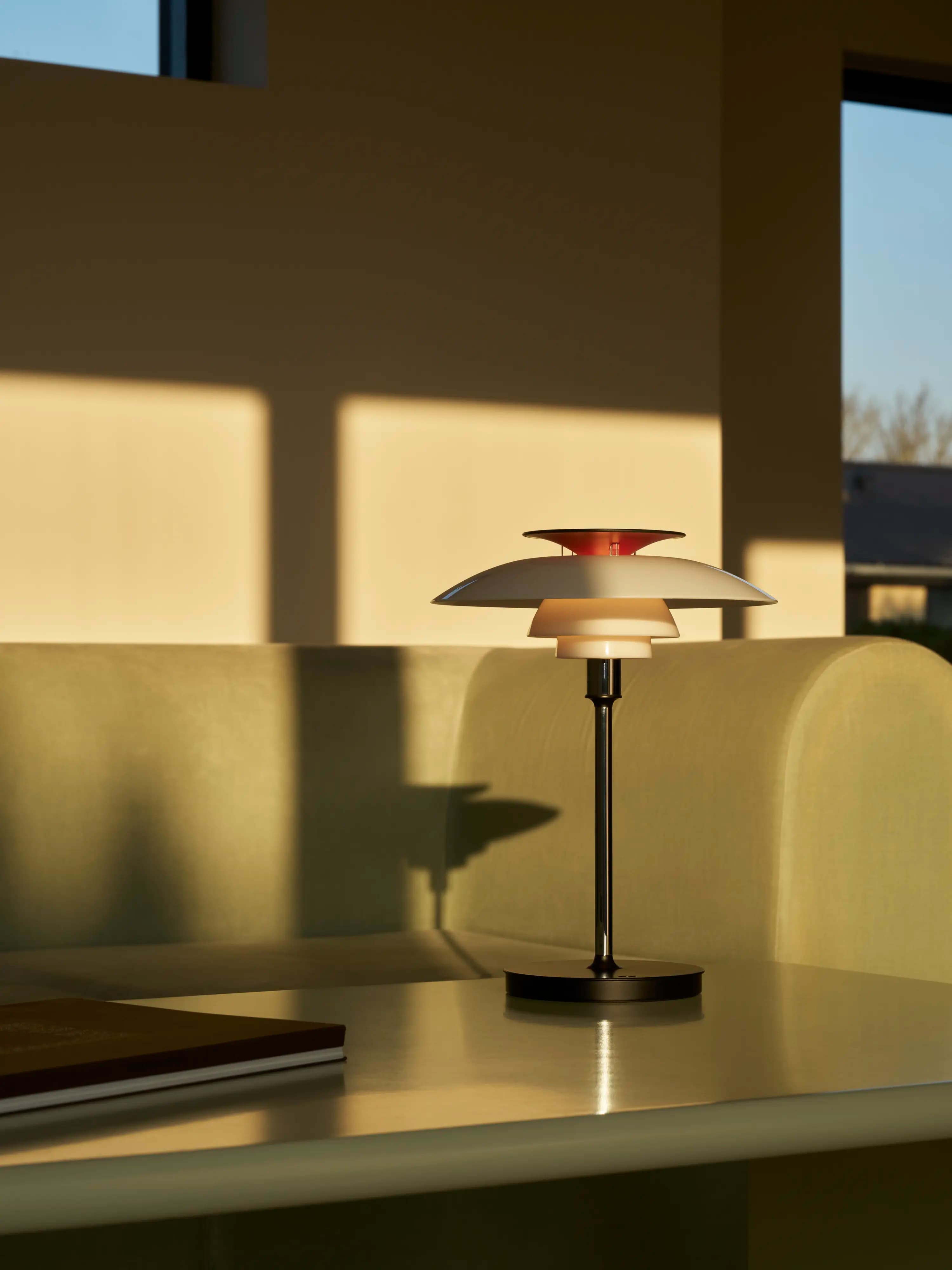 Louis Poulsen PH 80 Portable Lamp Opal white/high lustre chrome plated — фото 3