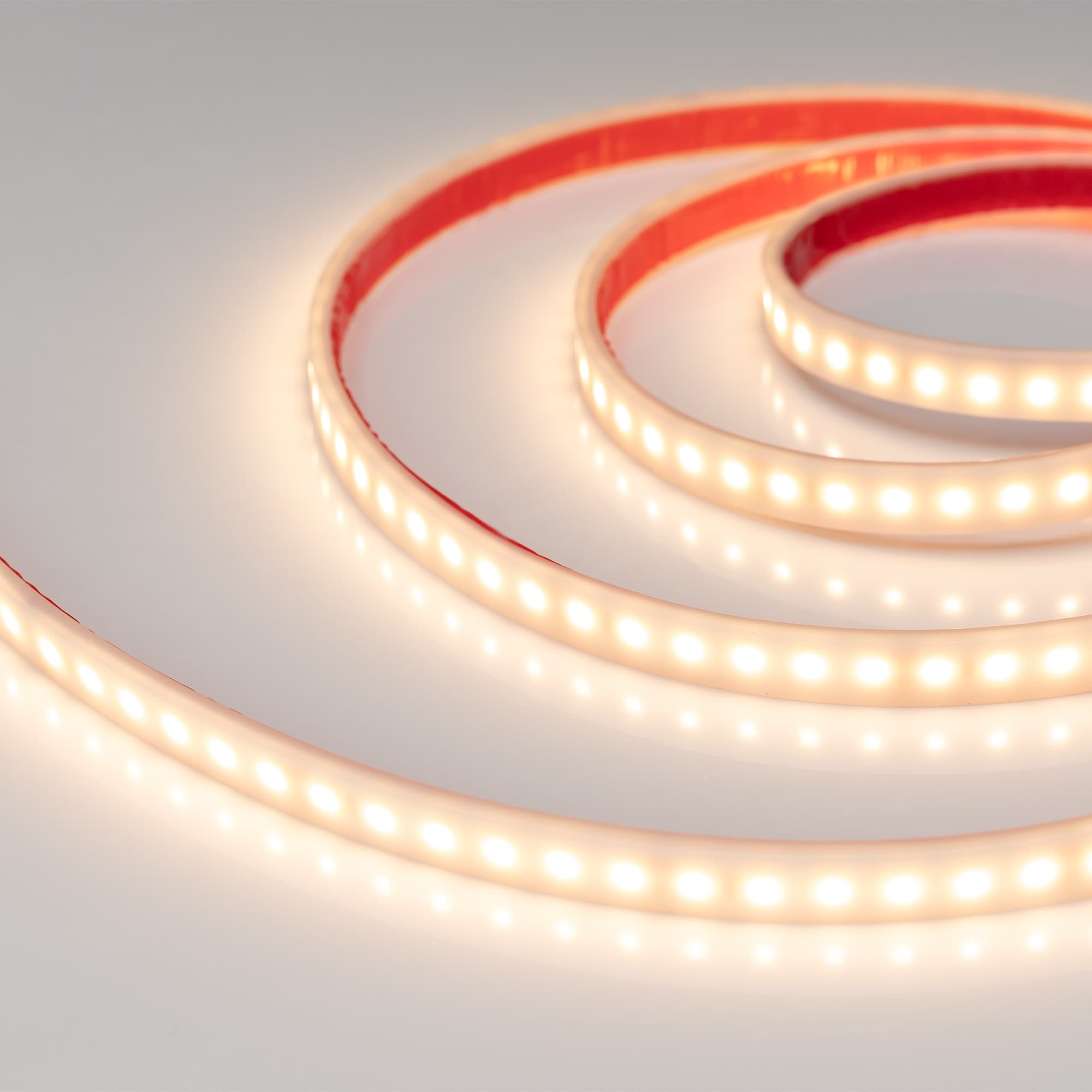 Светодиодная лента RTW 2-5000PW 24V Warm2700 2x (3528, 600 LED, LUX) (Arlight, 9.6 Вт/м, IP66) 018997 — фото 3