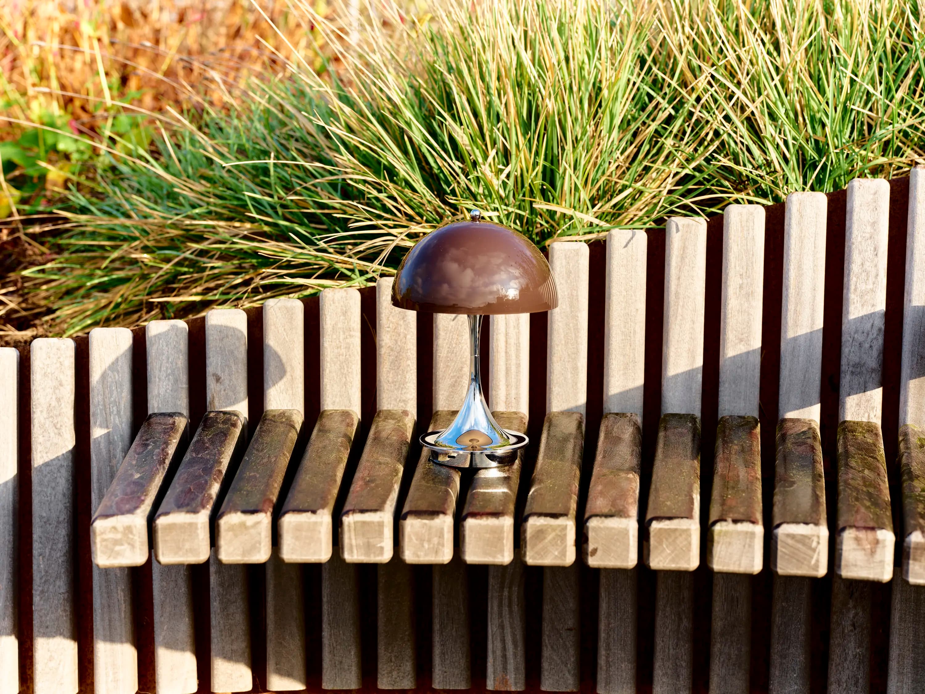 Louis Poulsen Panthella Portable Lamp The Originals Original opal brown Ø 160 — фото 3