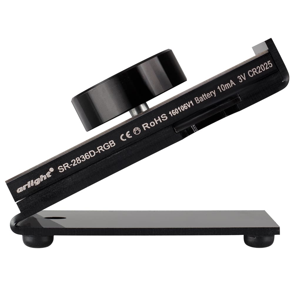 Панель Rotary SR-2836D-RGB-RF-UP Black (3V, RGB) (Arlight, IP20 Пластик, 3 года) 019571 — фото 2