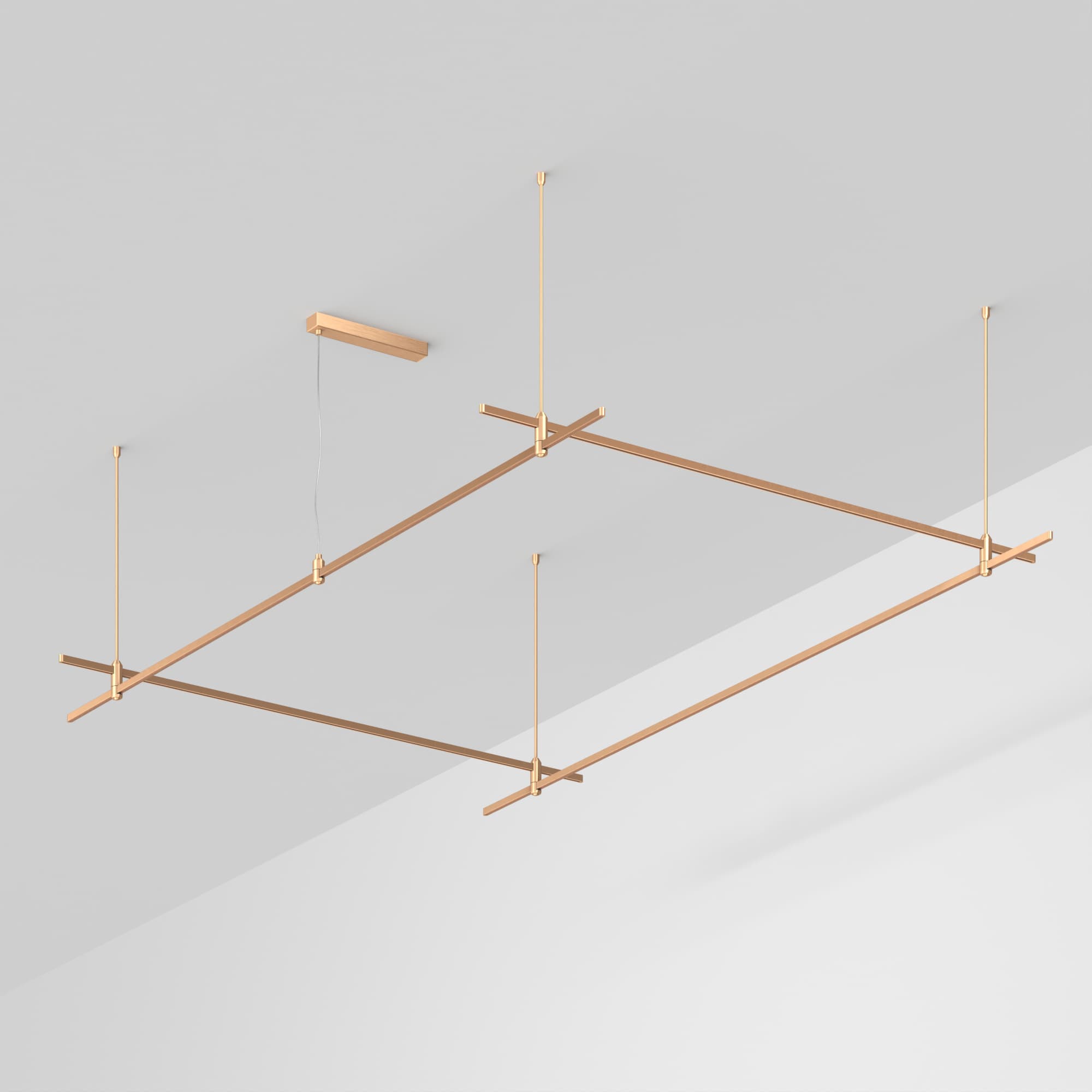 Основание ART-APRIORI-RECTANGLE-ROD-800-3000x2000 (GD) (Arlight, IP20 Металл, 3 года) 054513