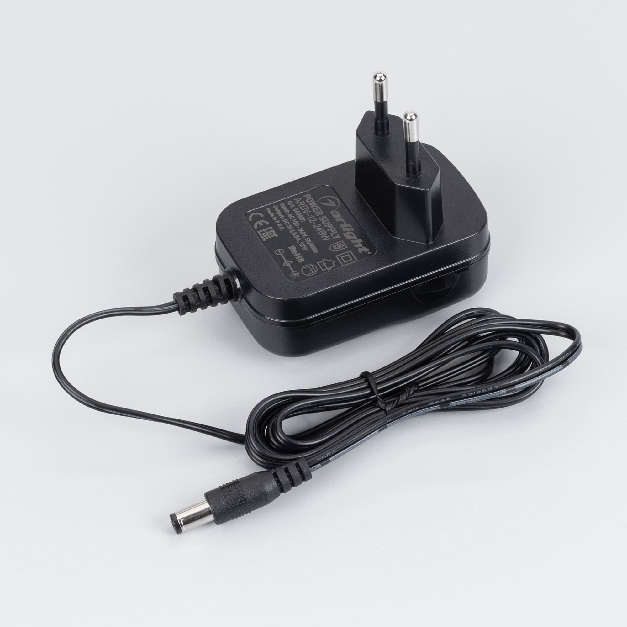 Блок питания ARDV-12-24BW (24V, 0.5A, 12W) (Arlight, Адаптер, 3 года) 040951 — фото 2