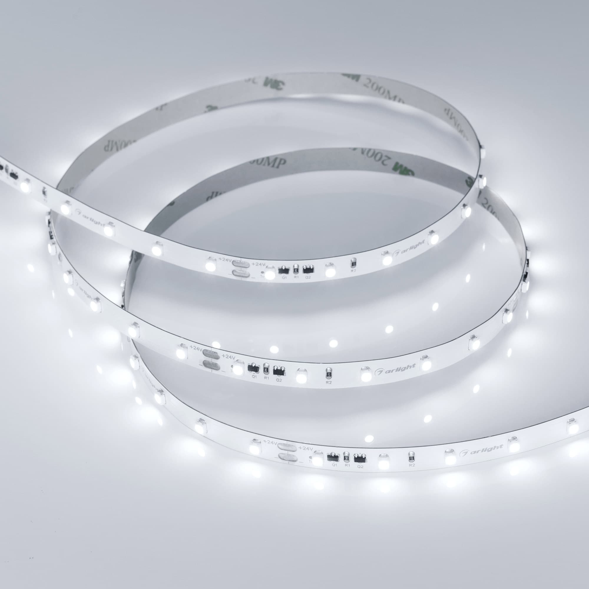 Светодиодная лента RT-10000 24V White5500 (3528, 60 LED/m, 10m) (Arlight, 4.8 Вт/м, IP20) 024988 — фото 3