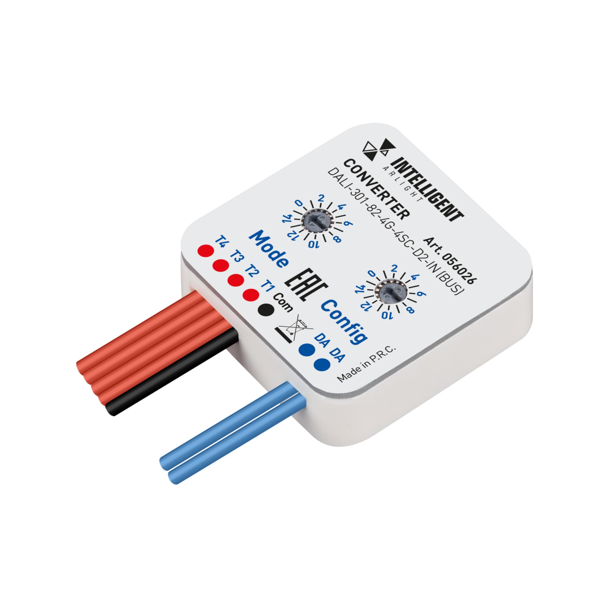INTELLIGENT ARLIGHT Конвертер DALI-301-82-4G-4SC-D2-IN (BUS) (IARL, IP20 Пластик, 3 года) 056026 Arlight