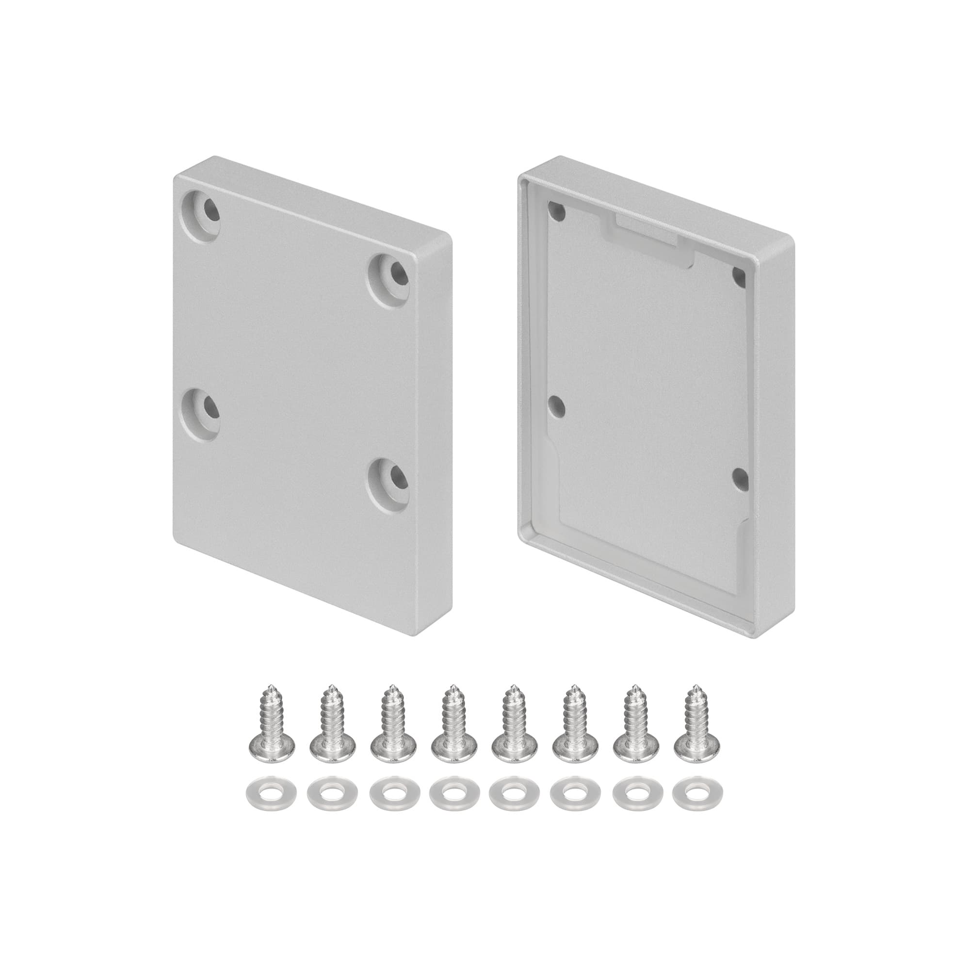 Заглушка IP-LINE-4050 SILVER глухая (Arlight, Металл) 055285