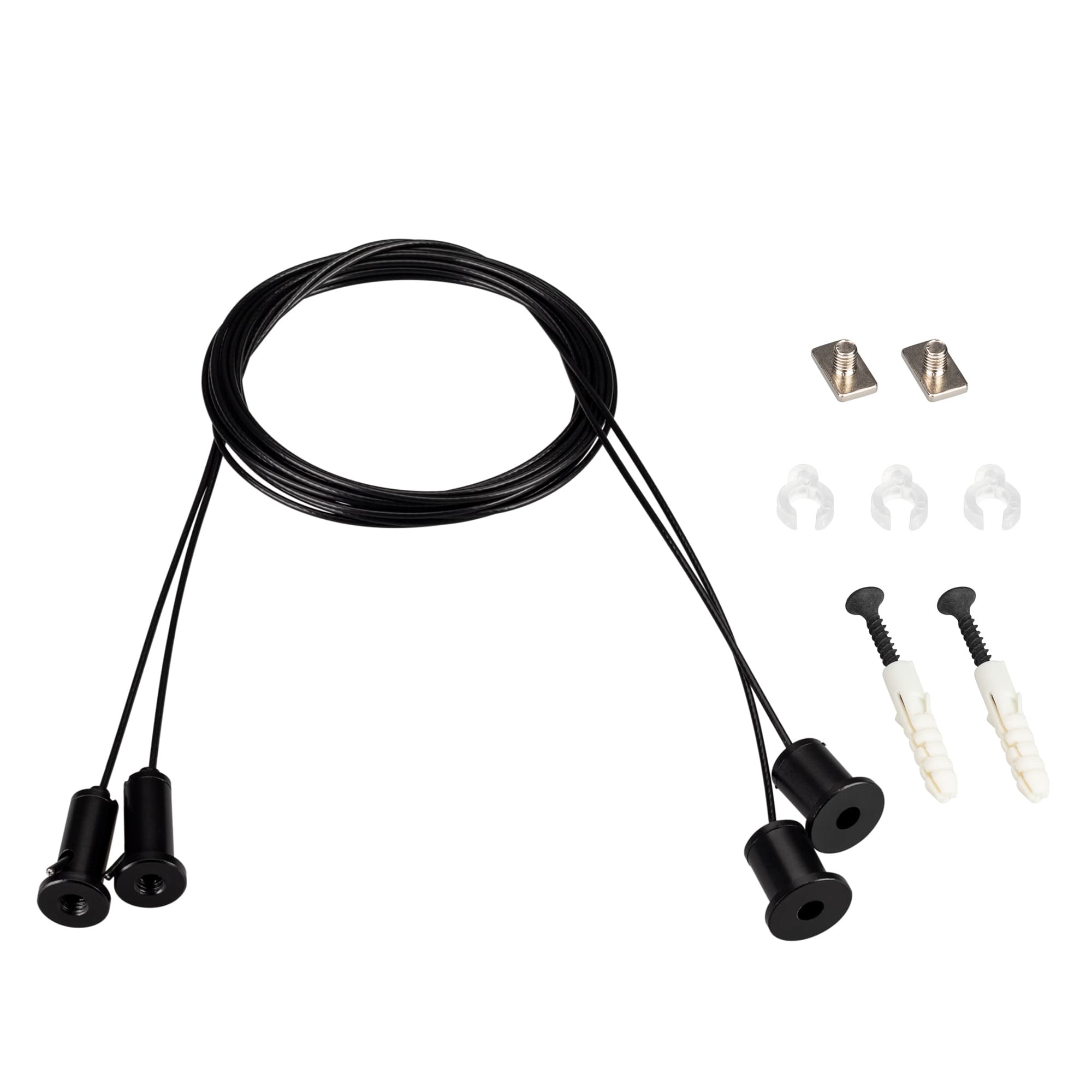 Подвес ARL-2x2m Set BLACK (Pad 9x2mm) (Arlight, Металл) 039187(1)