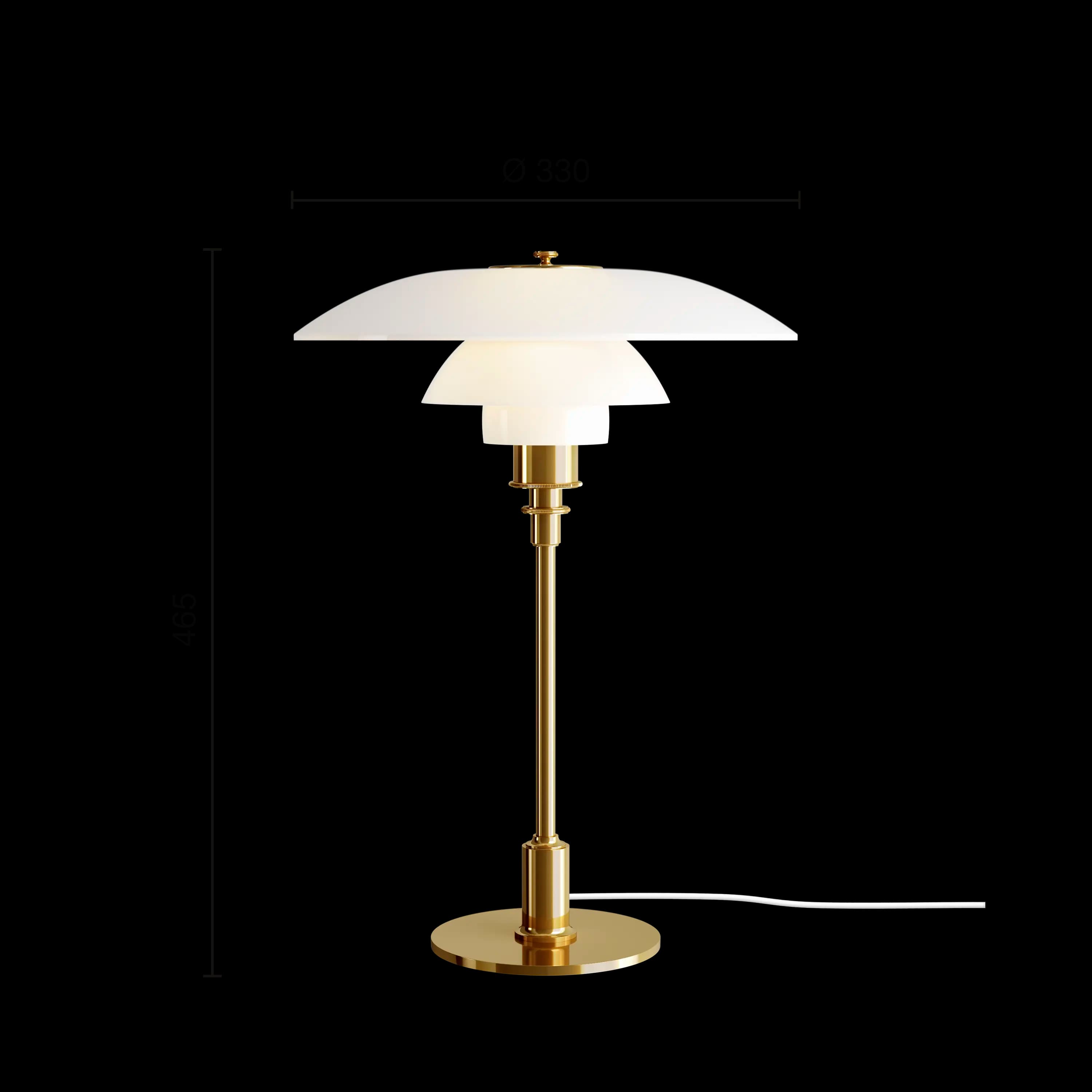 Louis Poulsen PH 3½-2½ Table Lamp Brass metallised — фото 5