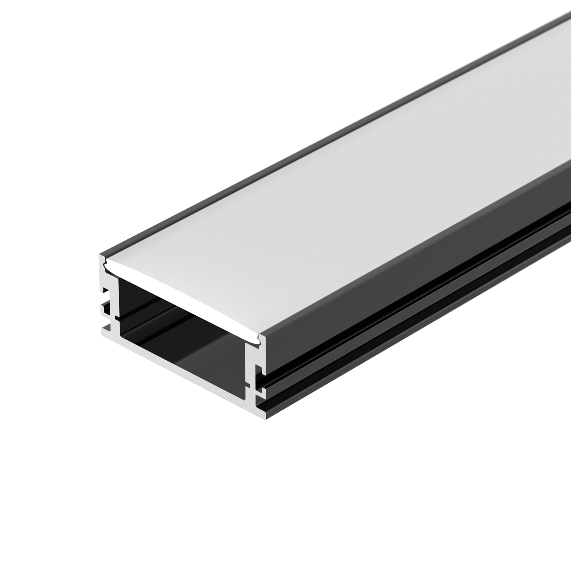 Профиль FLOOR60-H26-3000 ANOD BLACK (Arlight, Алюминий) 046414 — фото 1