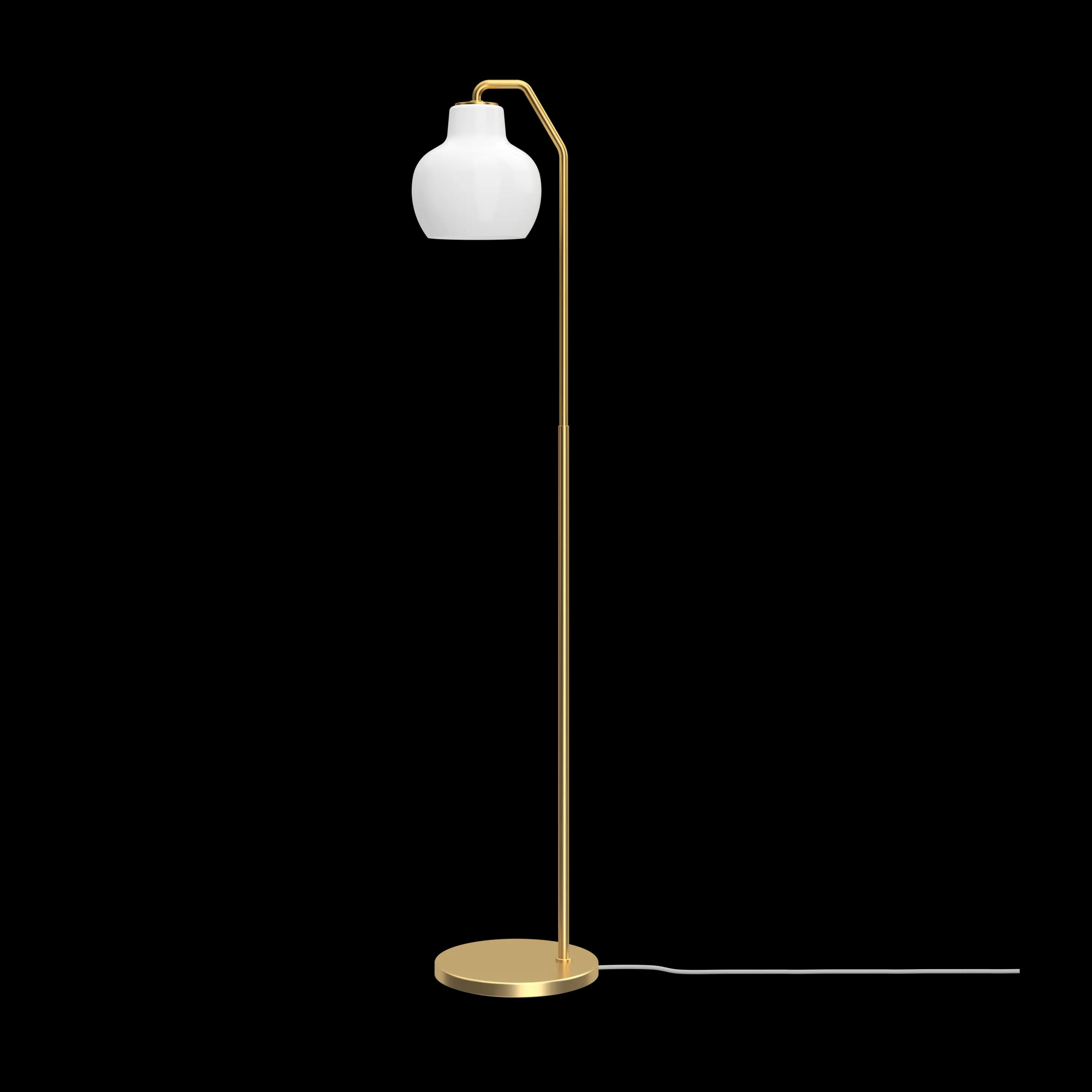 Louis Poulsen VL Ring Crown Floor Lamp Brass/opal glass — фото 2