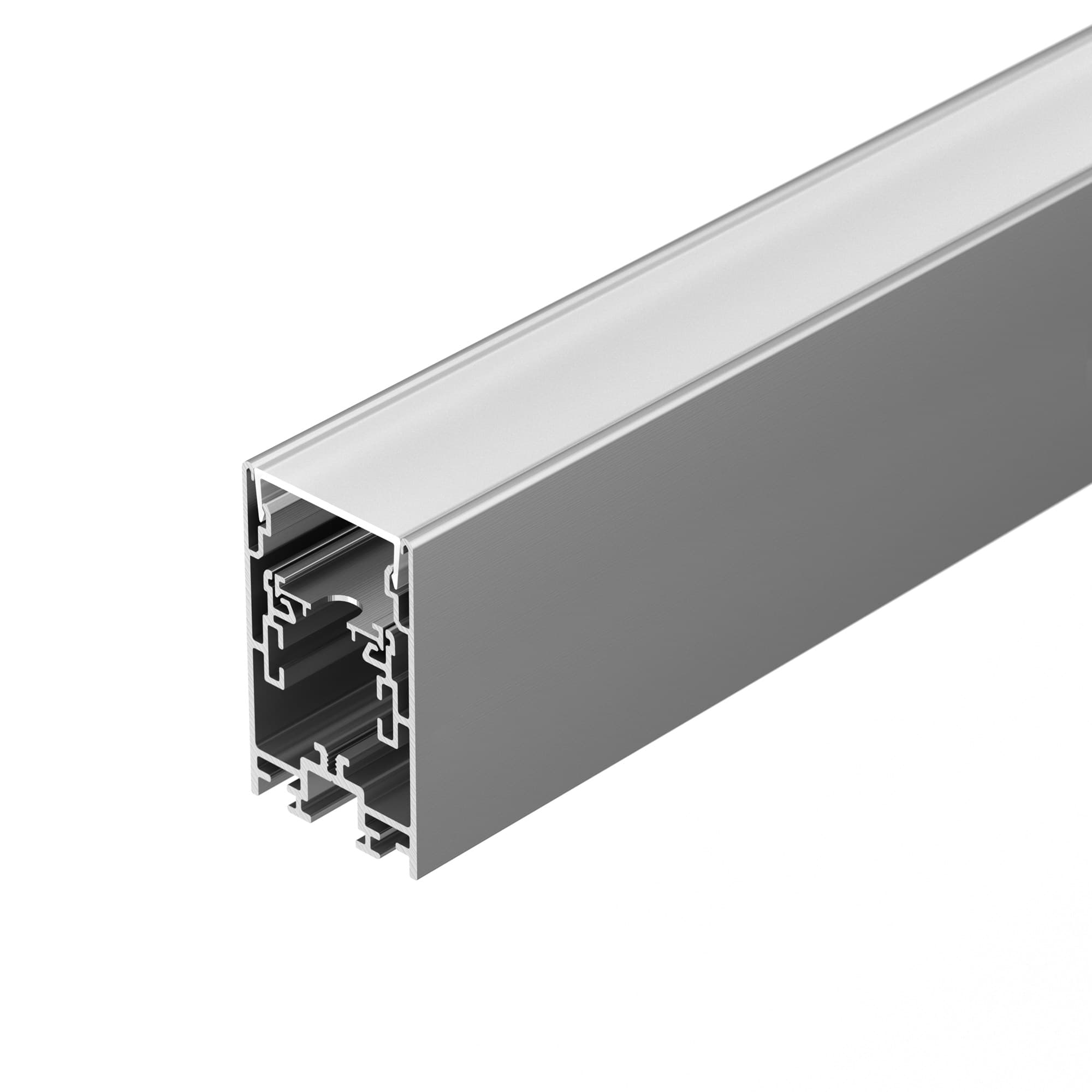 Профиль с экраном S2-LINE-4067-2500 ANOD+OPAL (Arlight, Алюминий) 021172 Arlight — фото 1