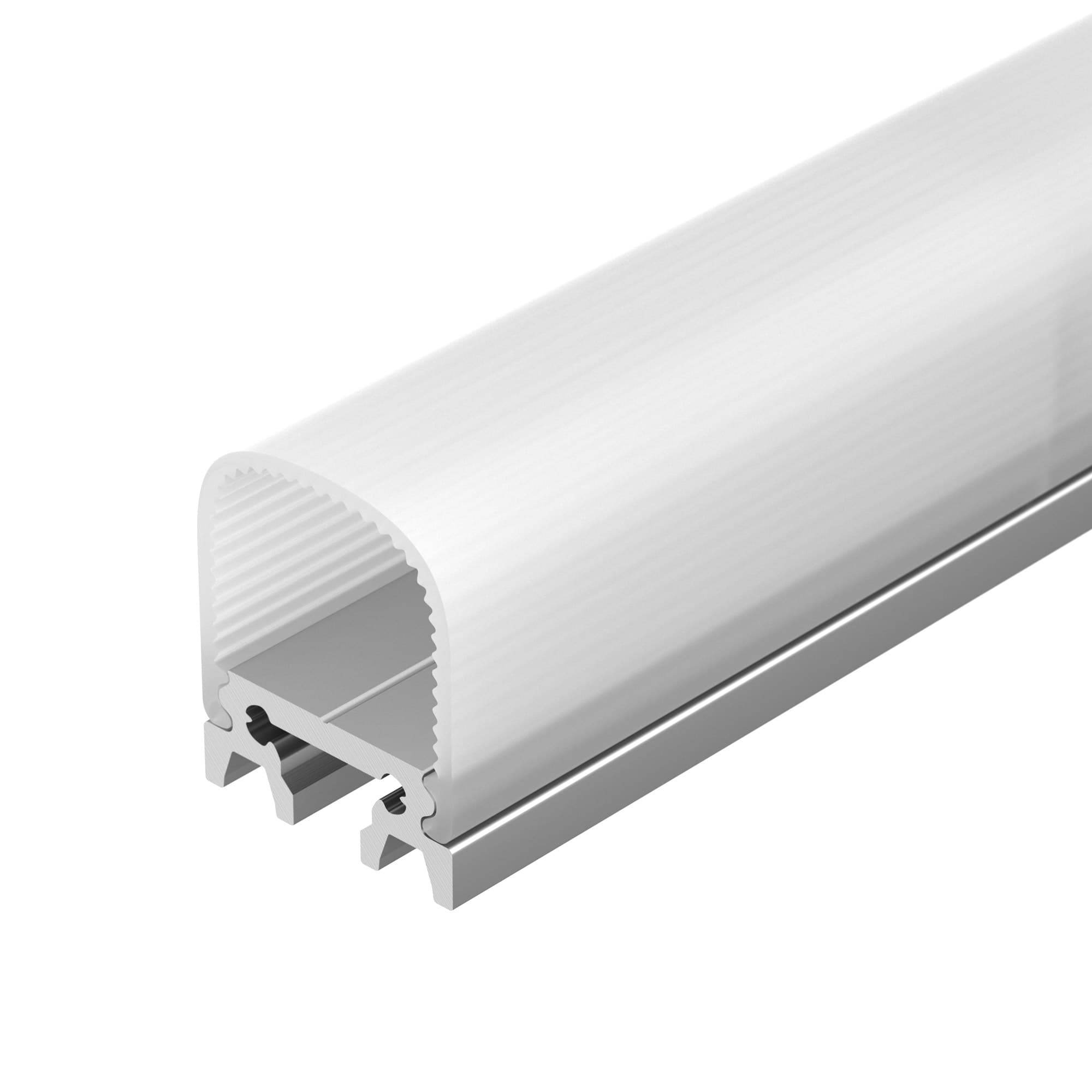 Профиль с экраном ALU-SQR-2000 ANOD+FROST (Arlight, Алюминий) 014866 Arlight — фото 1