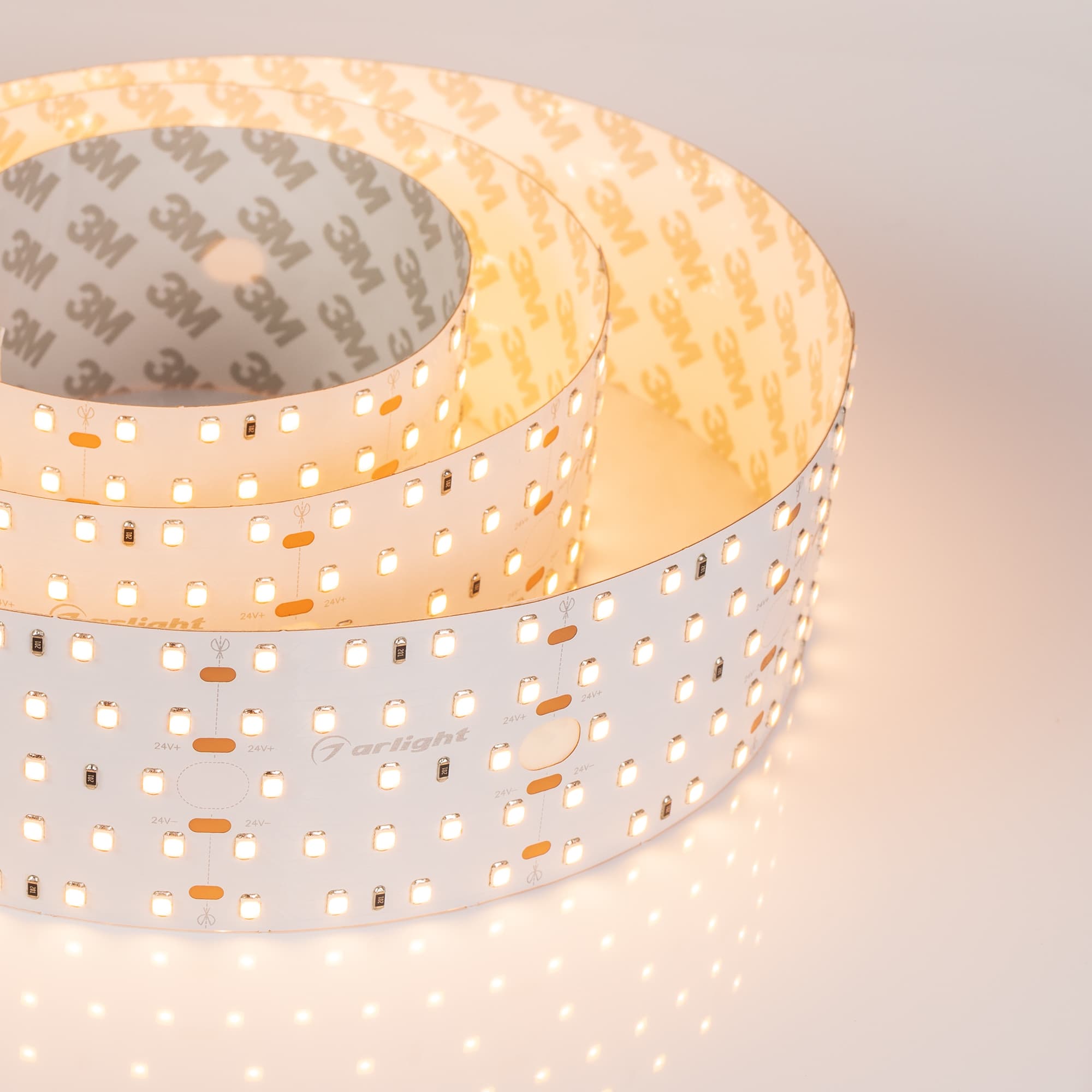 Светодиодная лента S2-A420-52mm 24V Warm3000 (30 W/m, IP20, 2835, 2.5m) (Arlight, Открытый) 021205(2) — фото 1