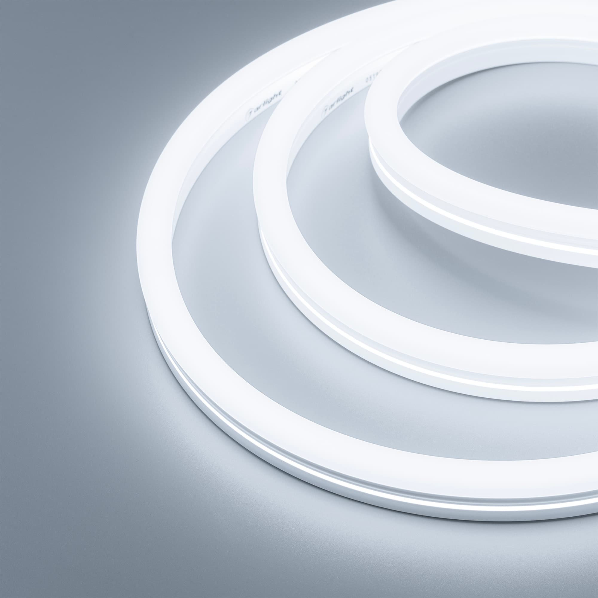 Светодиодная лента герметичная MOONLIGHT-SIDE-X336-12x24mm 230V White6500 (11 W/m, IP65, 50m, wire x1) (Arlight, Грибовидная форма) 051905