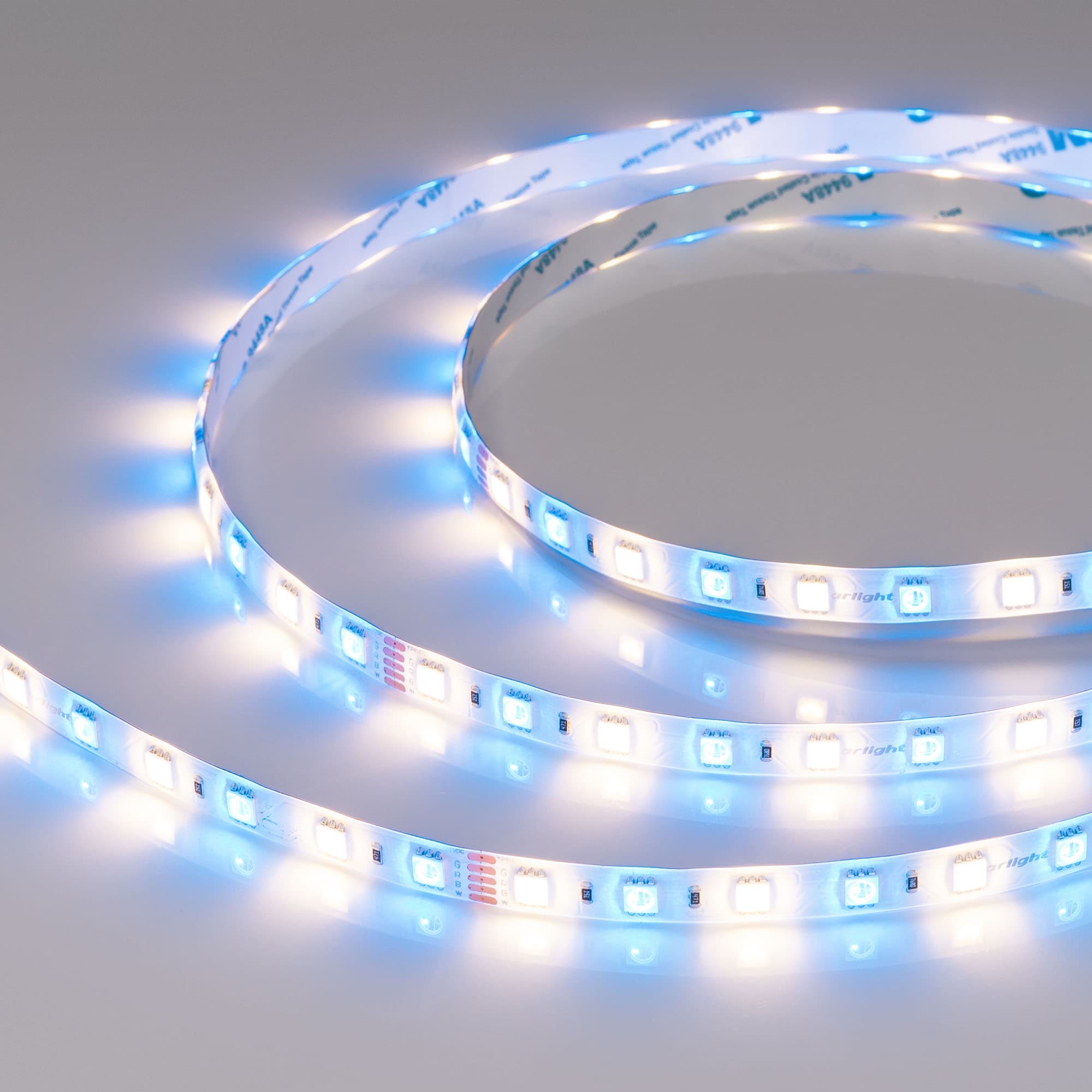 Светодиодная лента RTW-SE-B60-10mm 24V RGBW-Warm (14.4 W/m, IP65, 5060, 5m) (Arlight, Открытый) 034185 — фото 5