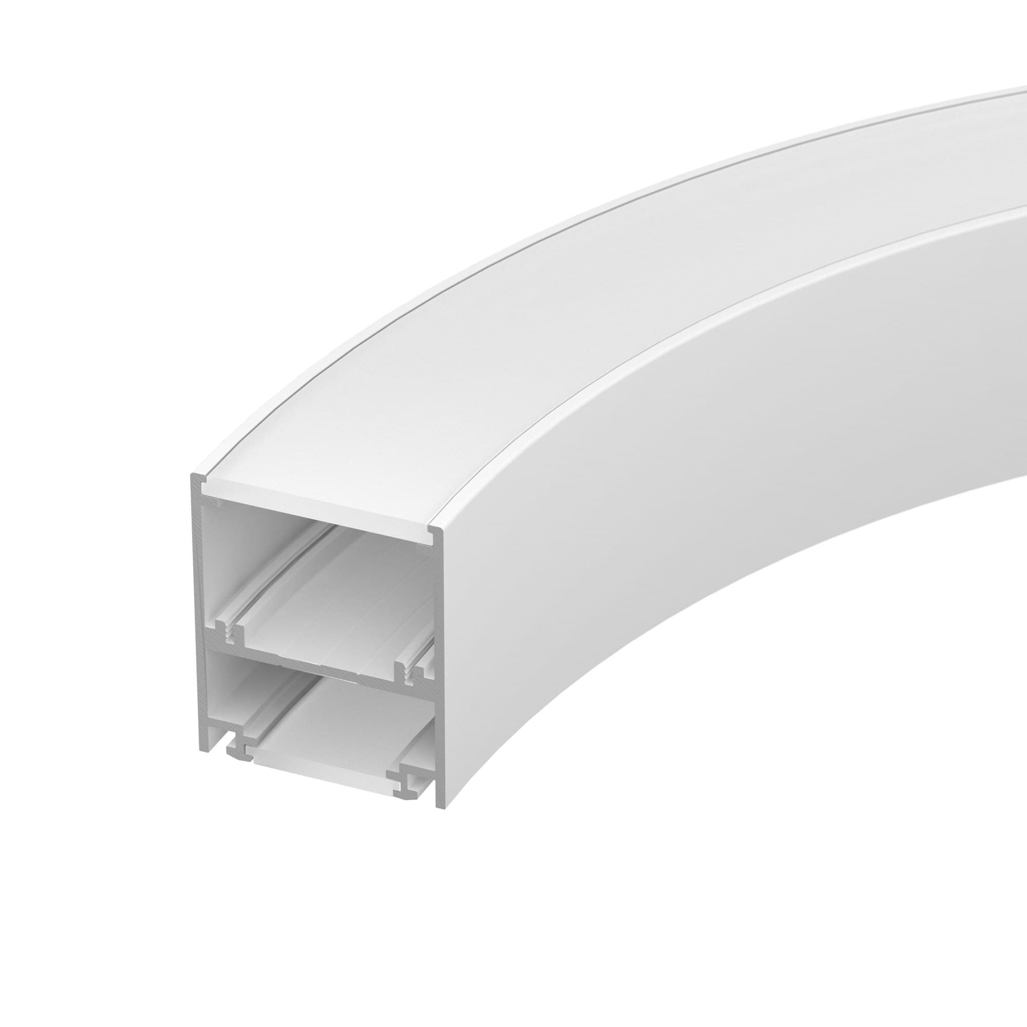 Профиль SL-ARC-5060-D1500-A45 WHITE (дуга 1 из 8) (Arlight, Алюминий) 032696 — фото 1
