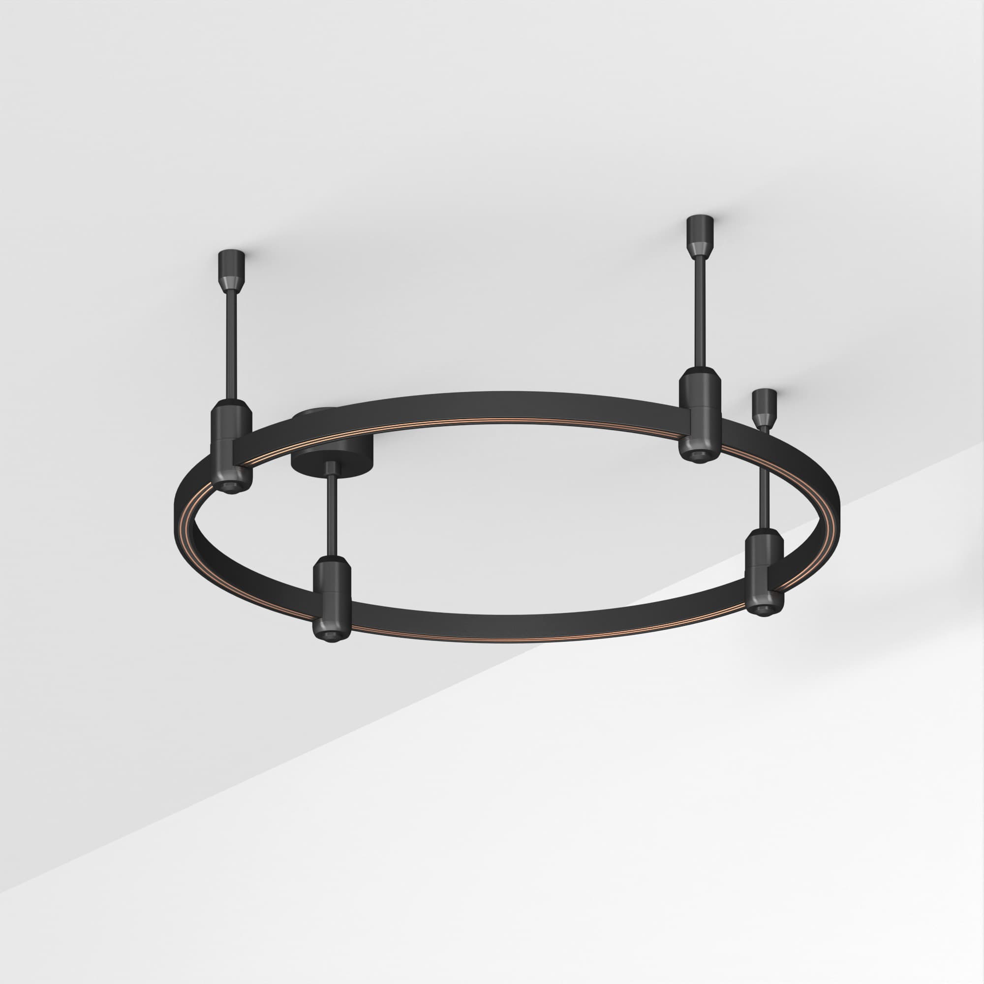 Основание ART-APRIORI-ROUND-ROD-200-R600 (BK) (Arlight, IP20 Металл, 3 года) 048494