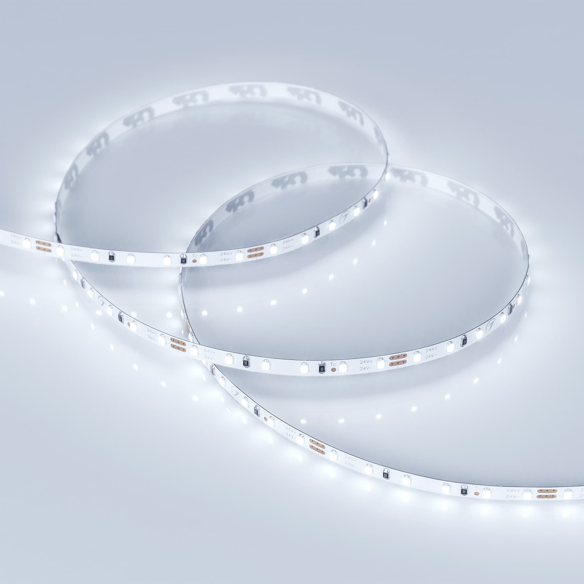 Светодиодная лента MICROLED-5000 24V Cool 8K 4mm (2216, 120 LED/m, LUX) (Arlight, 9.6 Вт/м, IP20) 024409 — фото 2
