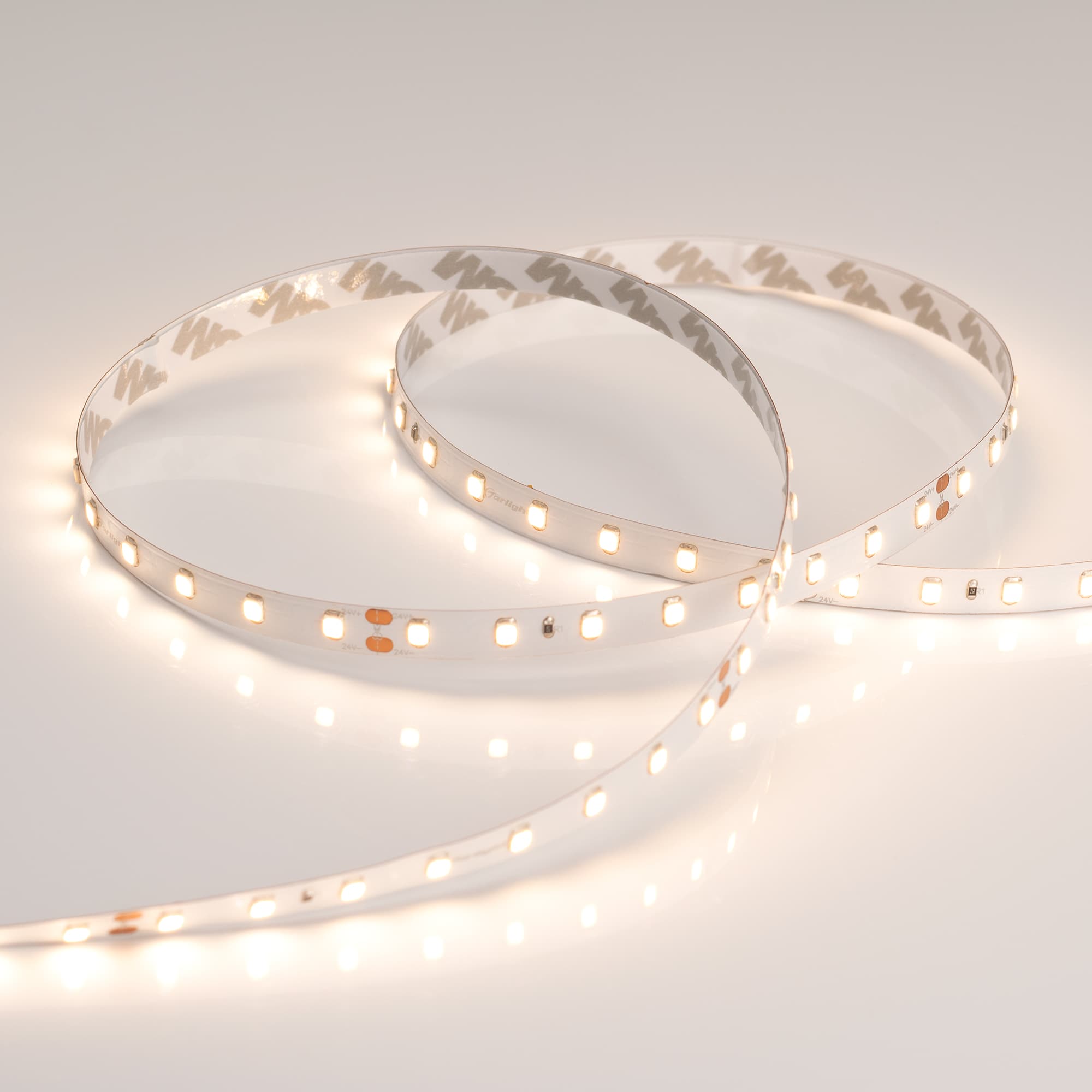 Светодиодная лента RT 2-5000 24V Warm2700 (2835, 80 LED/m, LUX) (Arlight, 6 Вт/м, IP20) 024514(1) — фото 2