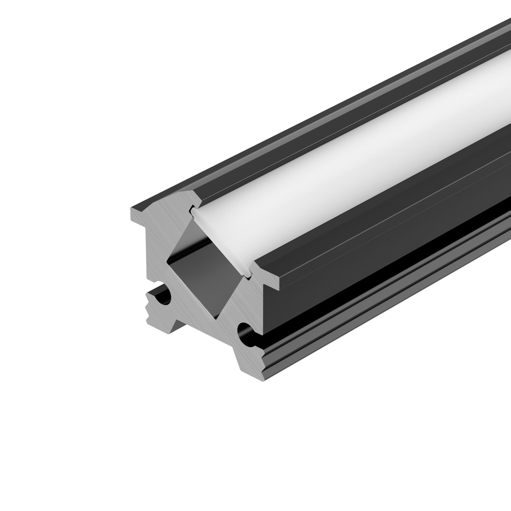 Профиль SL-BEVEL-H12-F13-2000 ANOD BLACK (Arlight, Алюминий) 043749 — фото 1