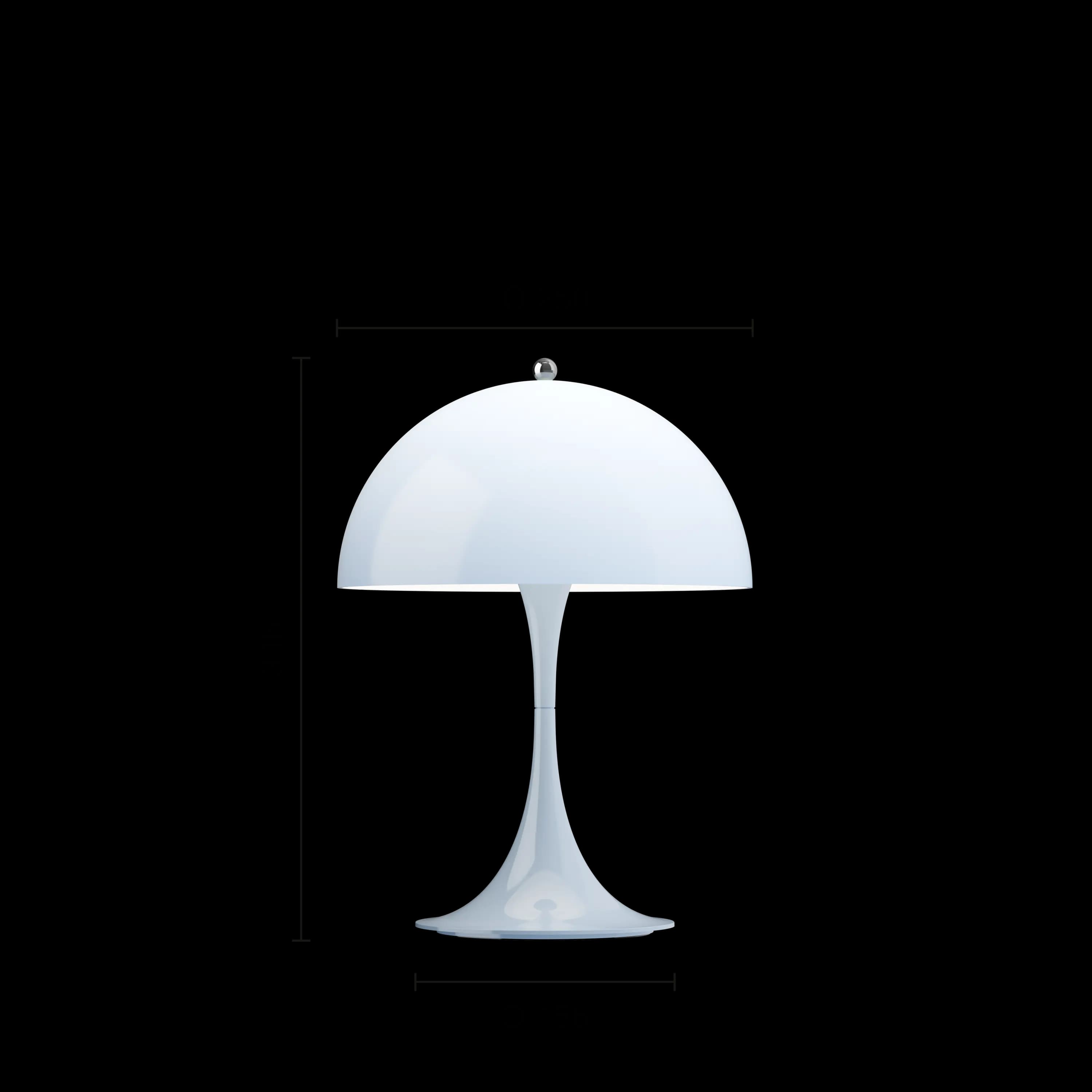 Louis Poulsen Panthella 250 Portable Lamp Opal pale blue — фото 3