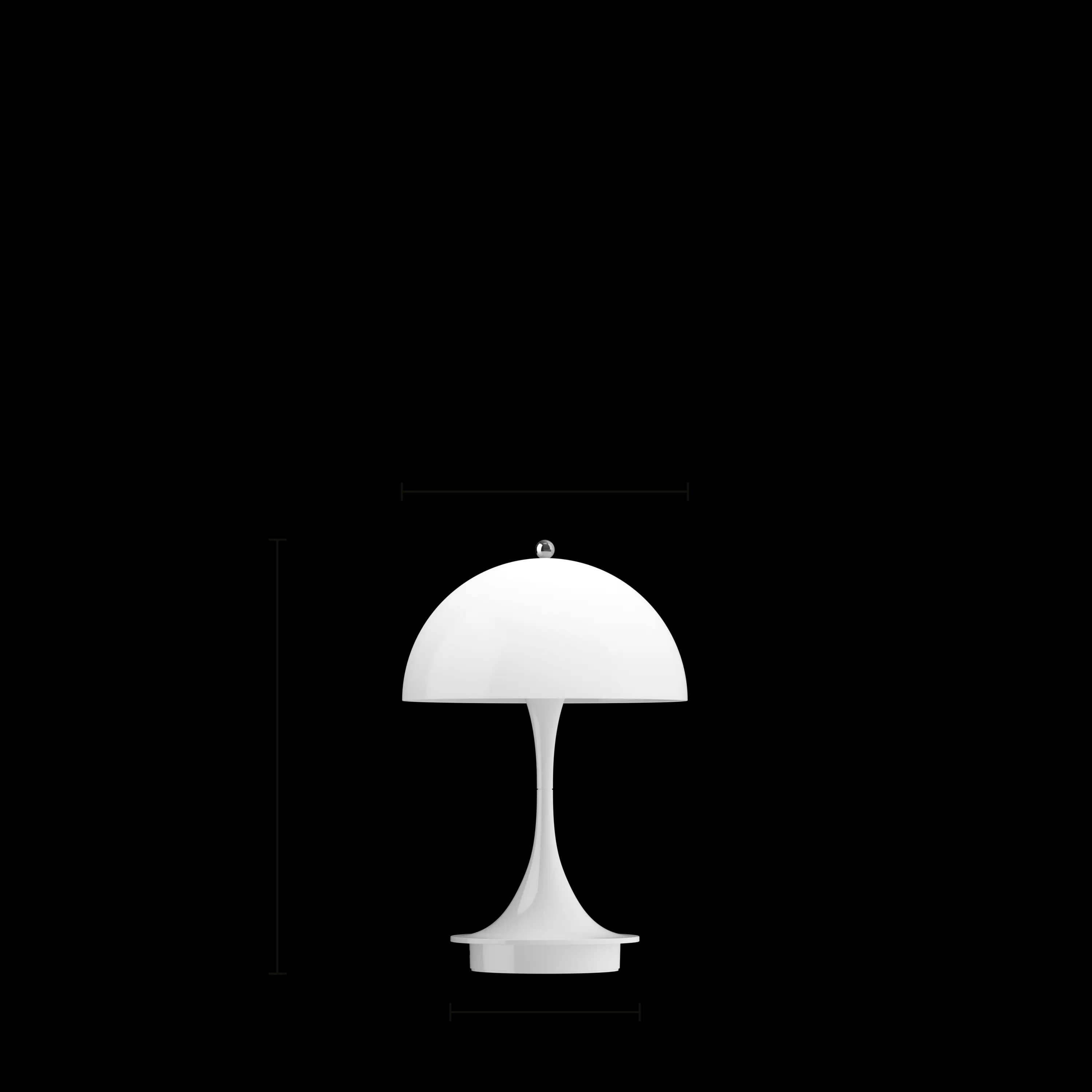 Louis Poulsen Panthella 160 Portable Lamp Opal white — фото 9