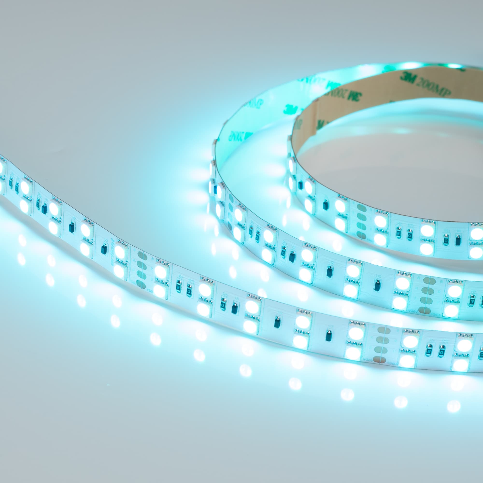 Светодиодная лента RT 2-5000 36V RGB 2X2 (5060, 600 LED, LUX) (Arlight, 26 Вт/м, IP20) 015080 — фото 4