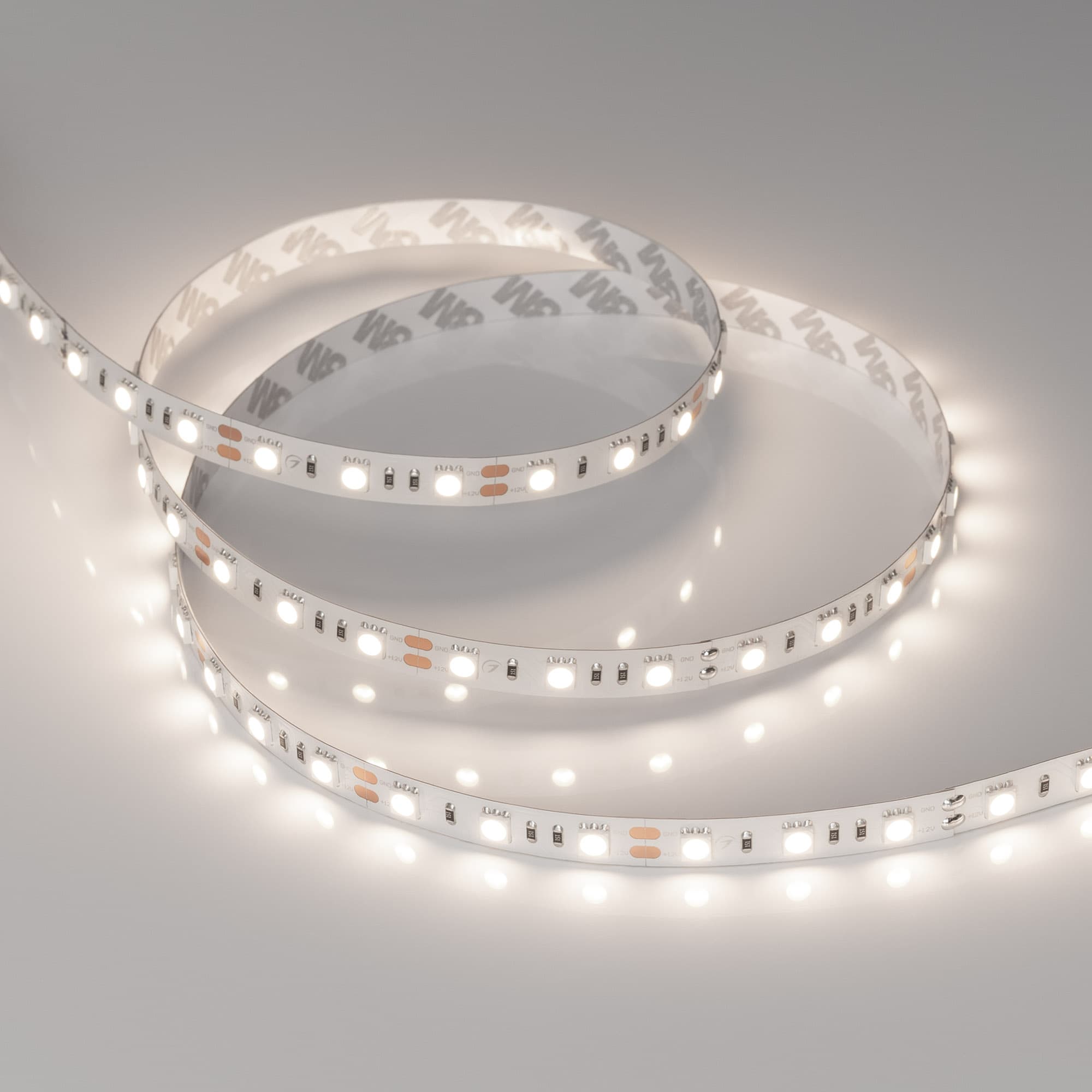 Светодиодная лента RT-B60-10mm 12V Day4000 (14.4 W/m, IP20, 5060, 5m) (Arlight, Открытый) 012338(2) — фото 3