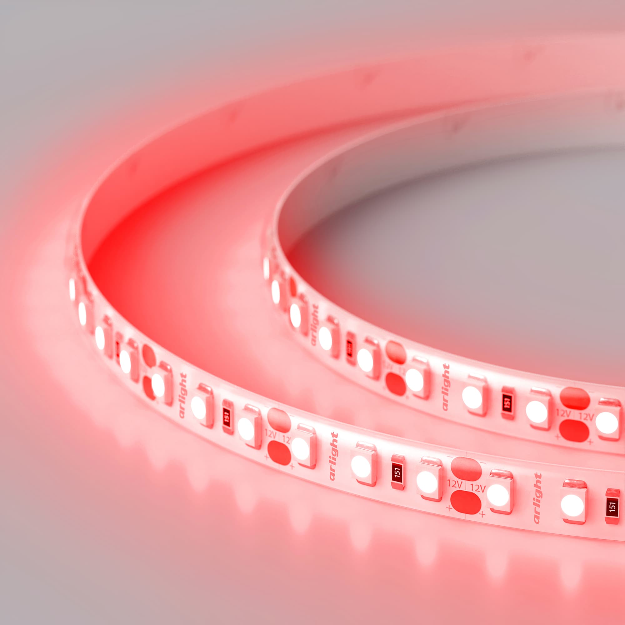 Светодиодная лента герметичная RTW-SE-A120-8mm 12V Red (9.6 W/m, IP65, 3528, 5m) (Arlight, -) 014880(B) — фото 3