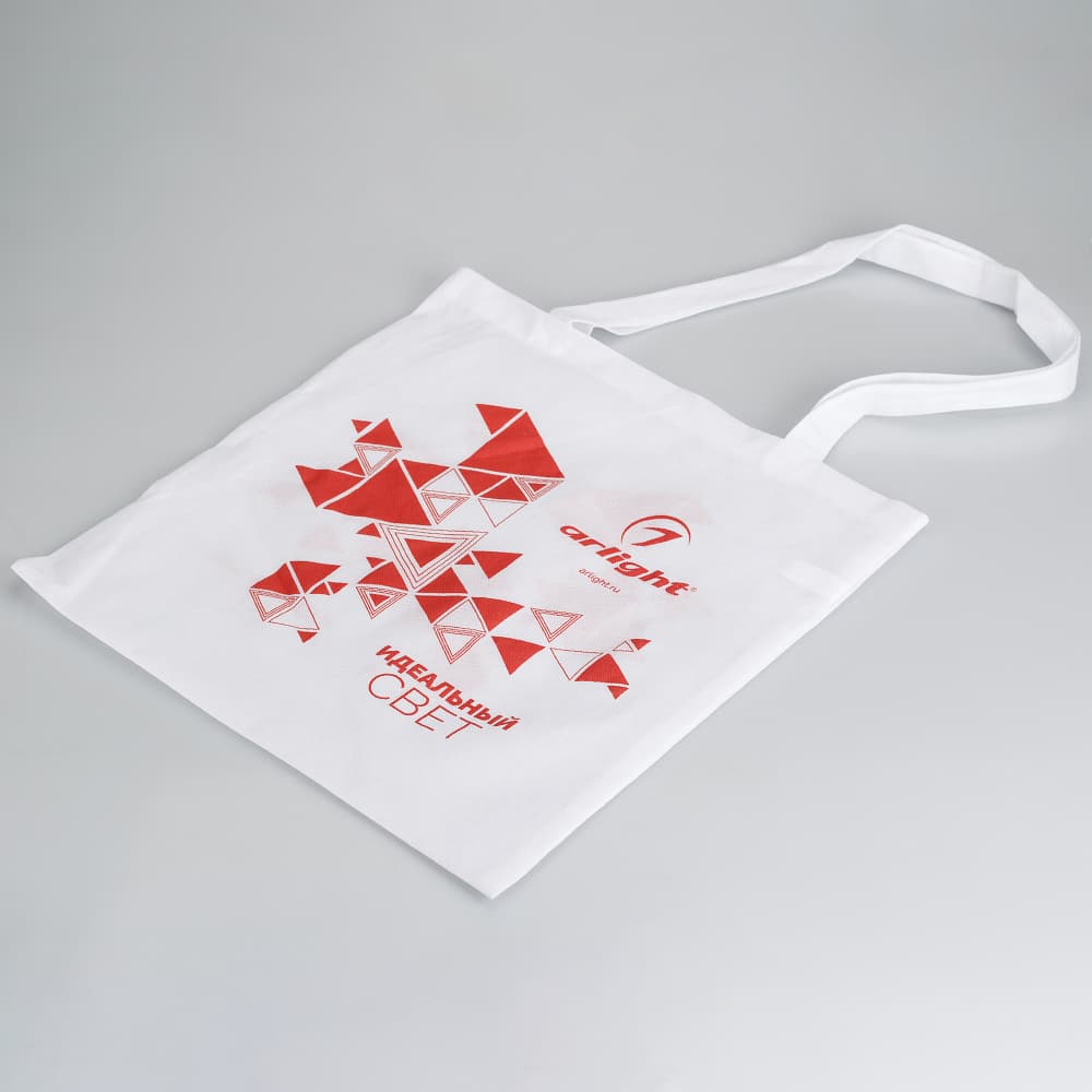 Сумка белая 38x38см с логотипом arlight (a) (Arlight, -) 000821