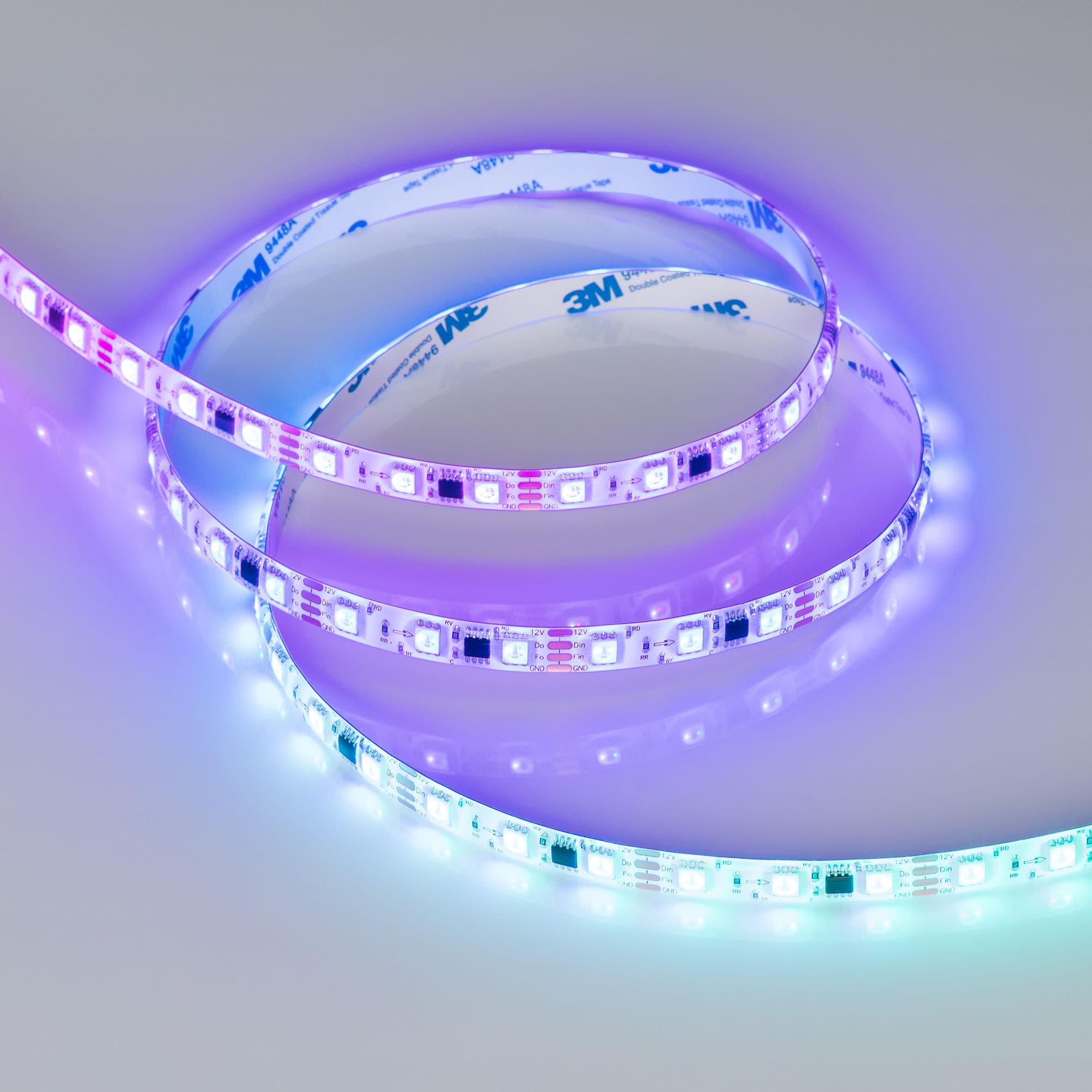 Светодиодная лента герметичная SPI-SE-B60-10mm 12V RGB-PX3-BPT (12 W/m, IP65, 5060, 5m) (Arlight, бегущий огонь) 039597 — фото 4