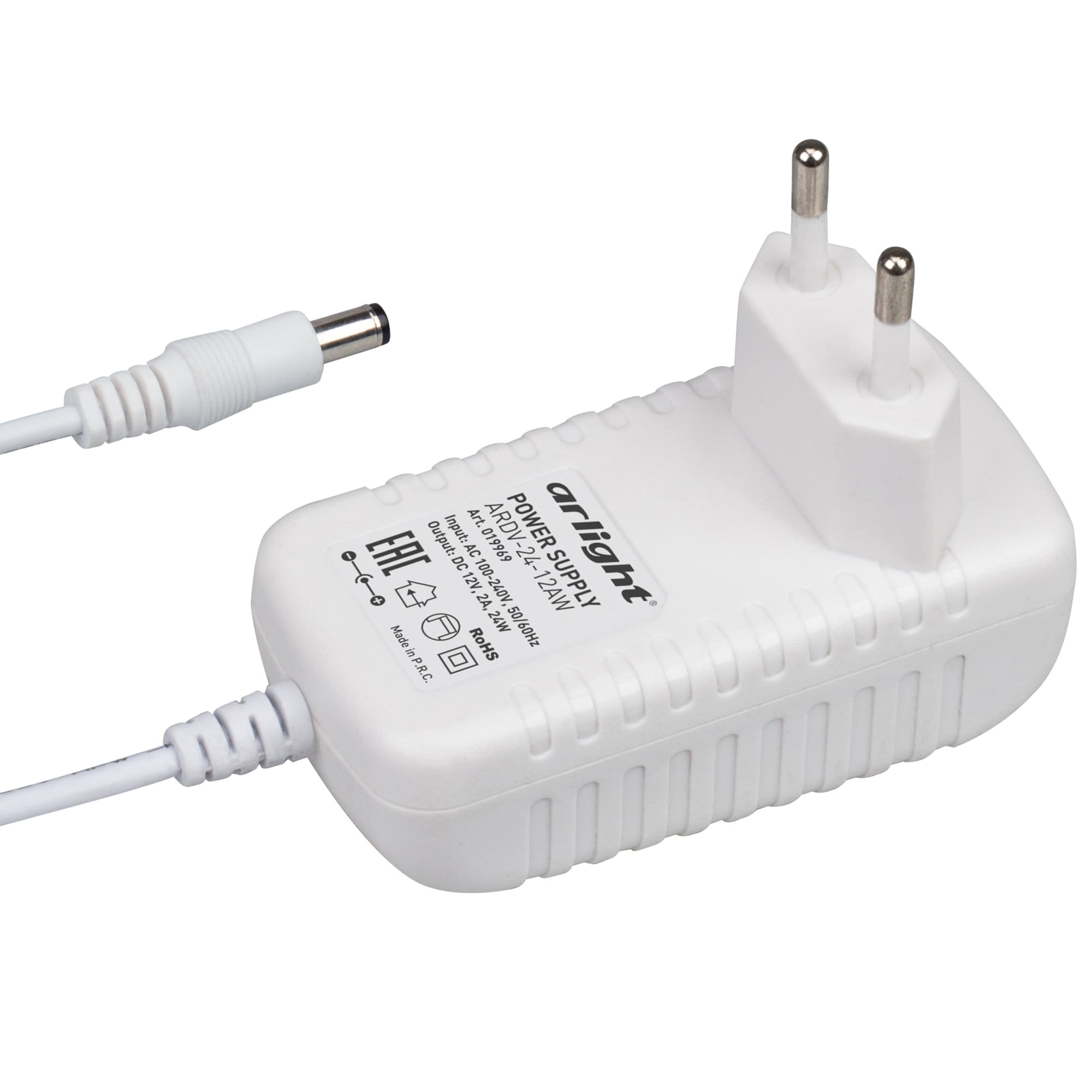 Блок питания ARDV-24-12AW (12V, 2A, 24W) (Arlight, Адаптер, 2 года) 019969 Arlight