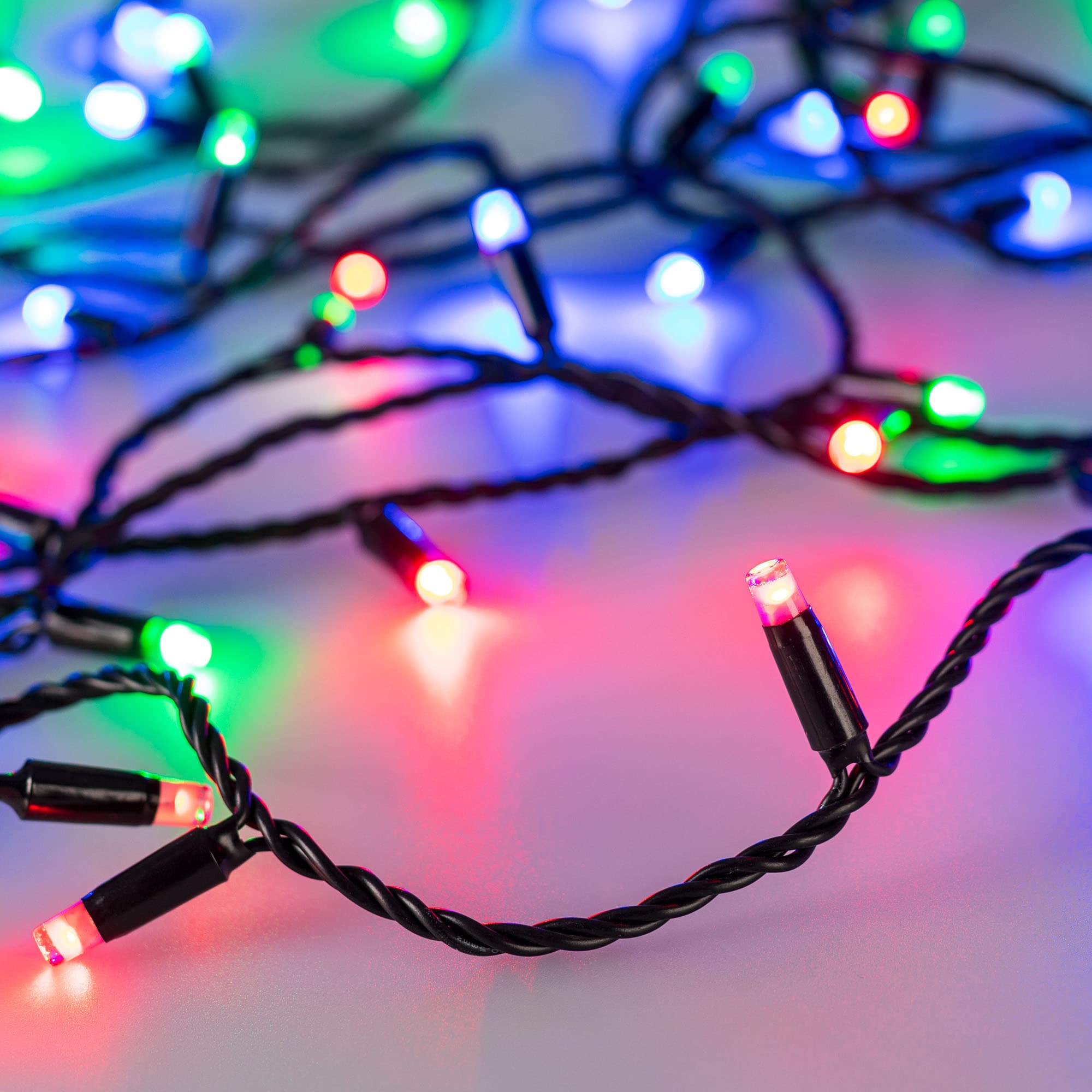 Arlight Светодиодная гирлянда ARD-STRING-CLASSIC-10000-BLACK-100LED-LIVE RGB-DMX (24V, 10W) (Ardecoled, IP65) 031742