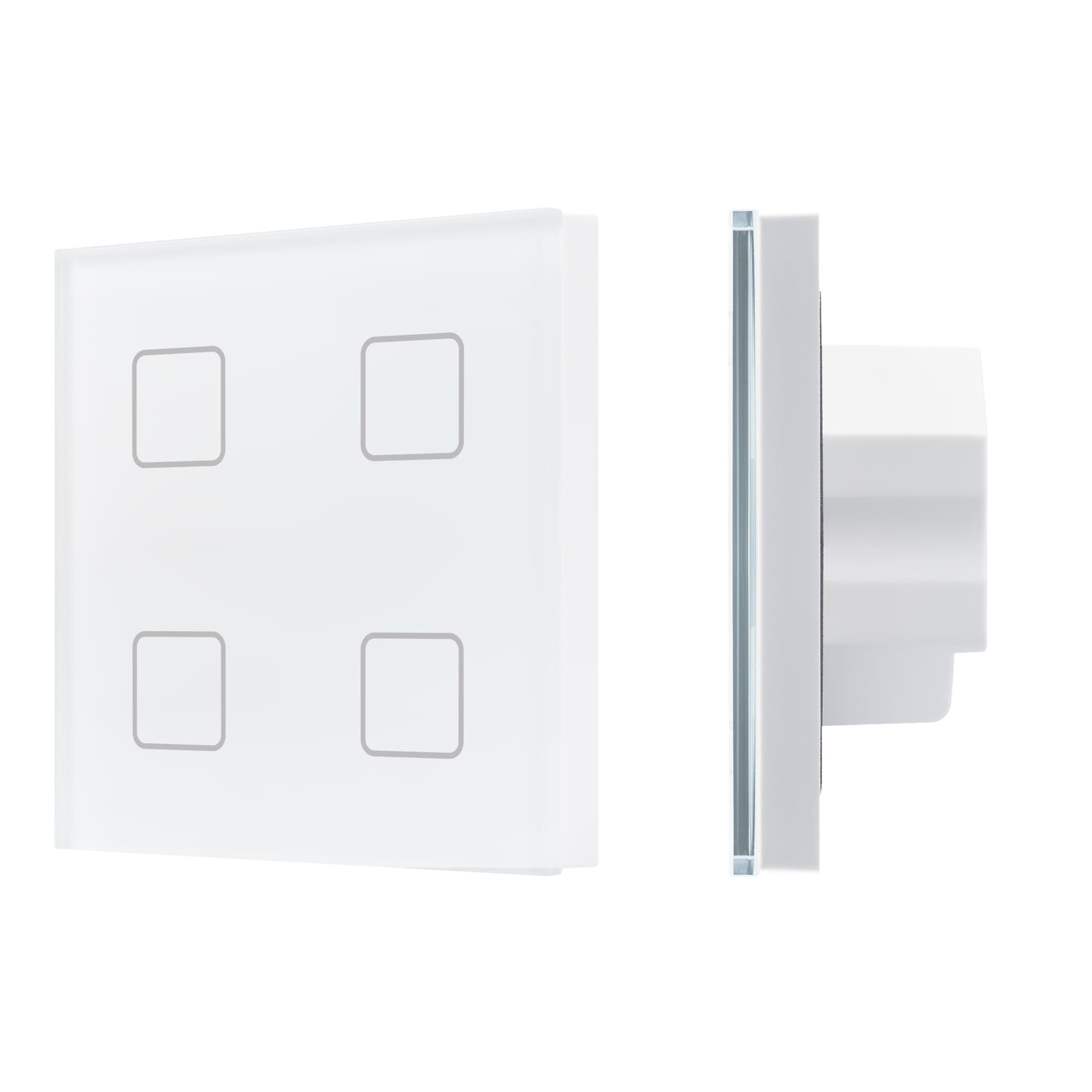 INTELLIGENT ARLIGHT Сенсорная панель DALI-301-11-IN White (BUS/24V, Backlight) (IARL, IP20 Пластик, 5 лет) 046574