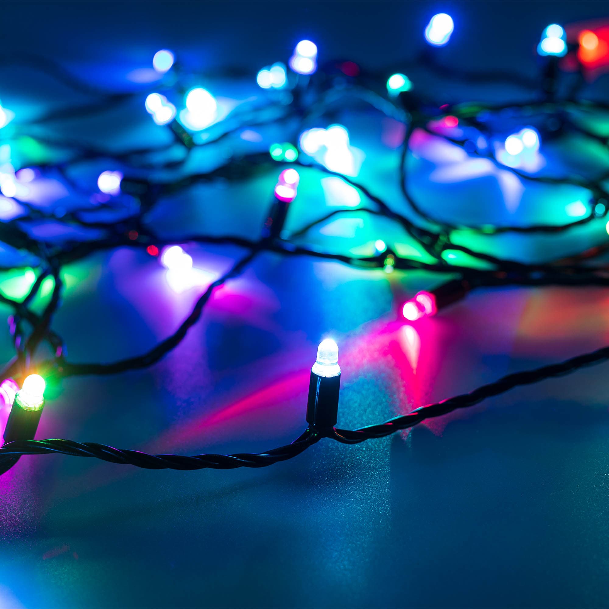 Arlight Светодиодная гирлянда ARD-STRING-CLASSIC-15000-BLACK-100LED-LIVE RGB-SPI (12V, 53W) (Ardecoled, IP65) 031521