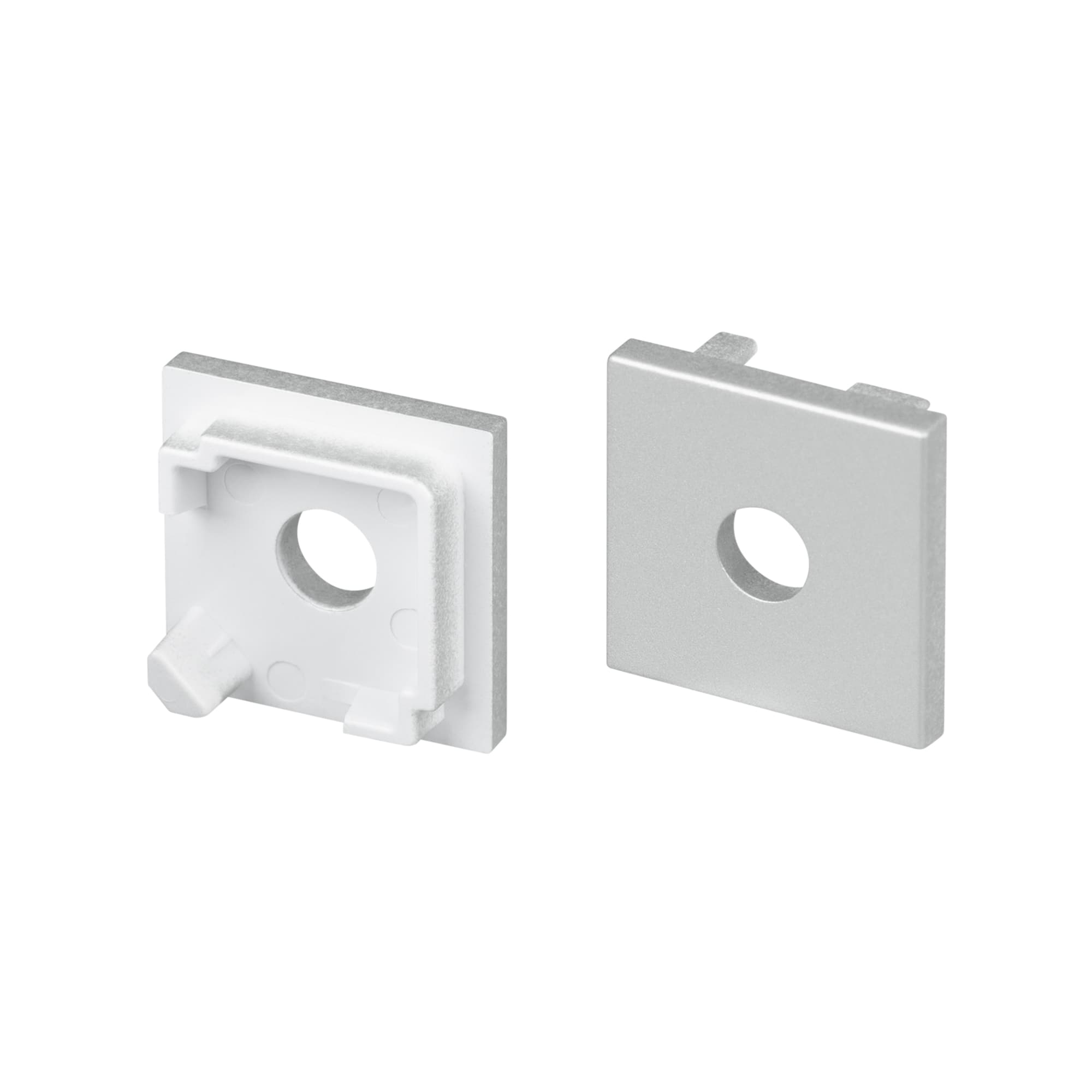 Заглушка SL-KANT-H16-S10 SQUARE с отверстием (Arlight, Пластик) 053567