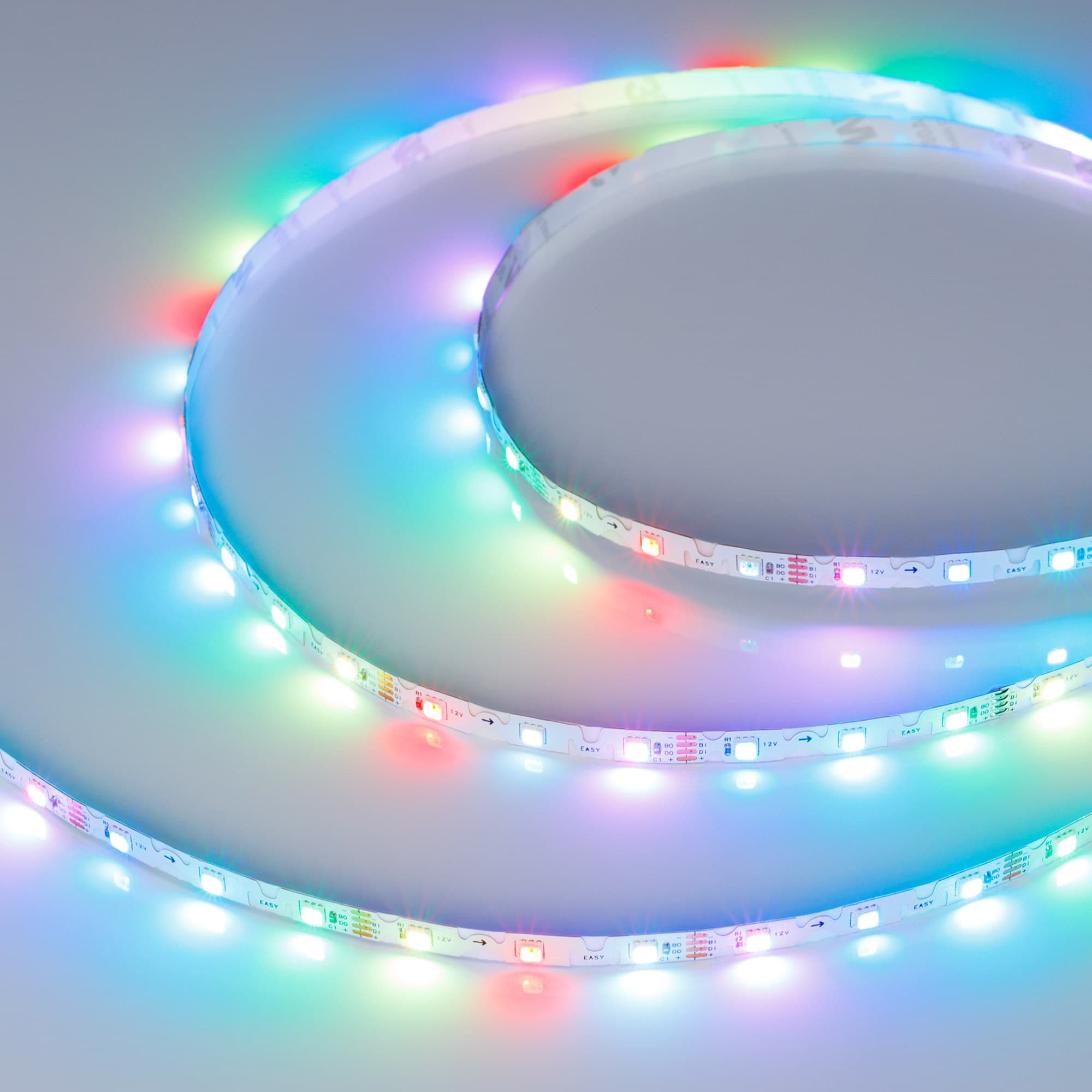 Светодиодная лента SPI-RZ-F60-6mm 12V RGB-PX1-BPT (7 W/m, IP20, 3535, 5m) (Arlight, -) 044684 — фото 3