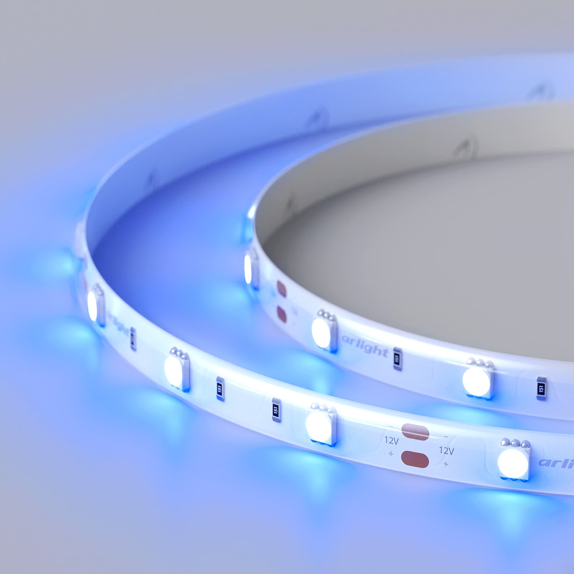 Светодиодная лента герметичная RTW-SE-B30-10mm 12V Blue (7.2 W/m, IP65, 5060, 5m) (Arlight, 7.2 Вт/м, IP65) 015135(2) — фото 3