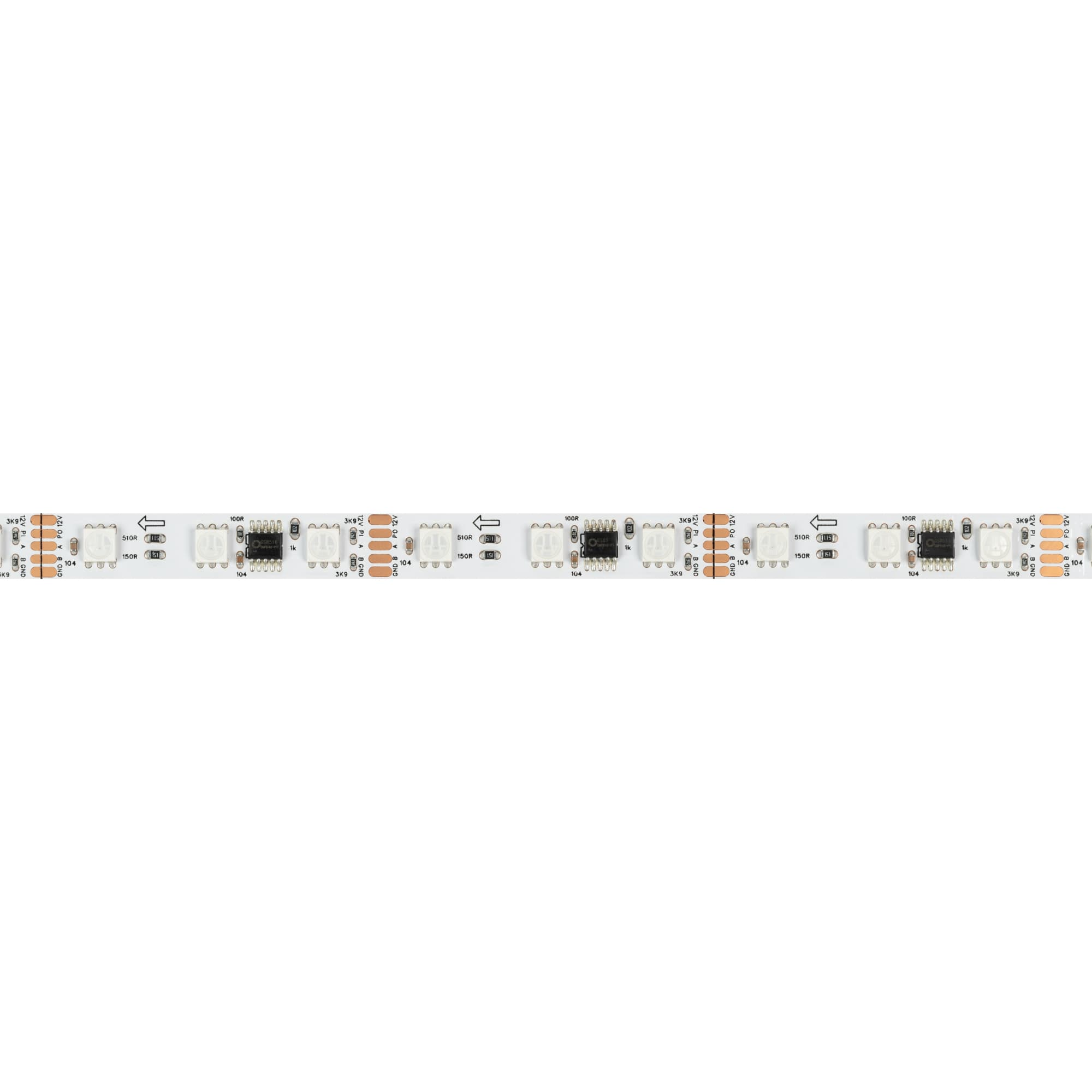 Светодиодная лента DMX-B60-10mm 12V RGB-PX3 (14 W/m, IP20, 5060, 5m) (Arlight, -) 039174 — фото 5