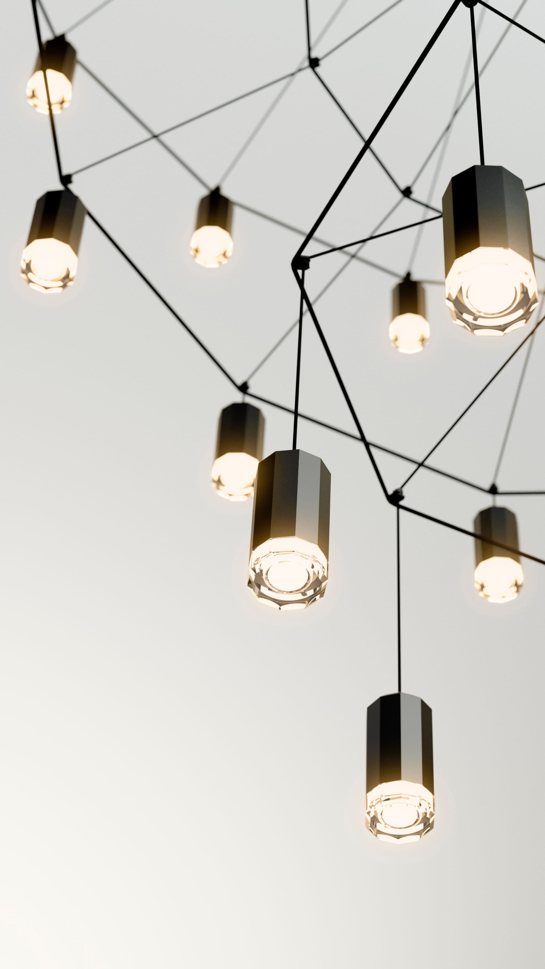 Vibia Wireflow chandelier Vibia