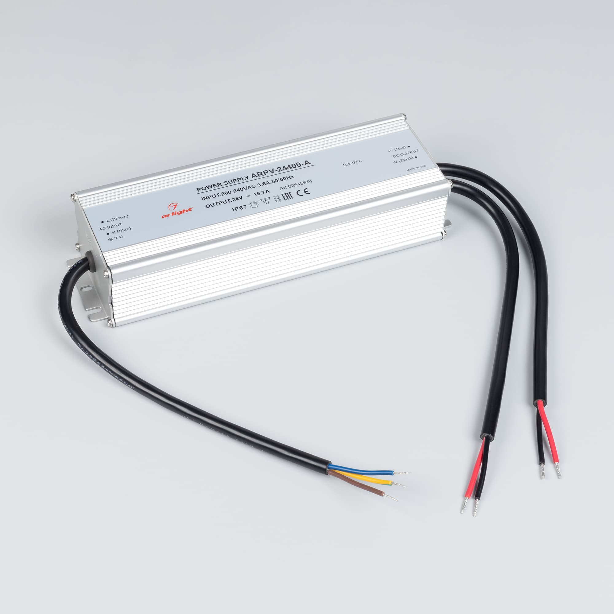 Блок питания ARPV-24400-A (24V, 16.7A, 400W) (Arlight, IP67 Металл, 3 года) 026456(1) — фото 2