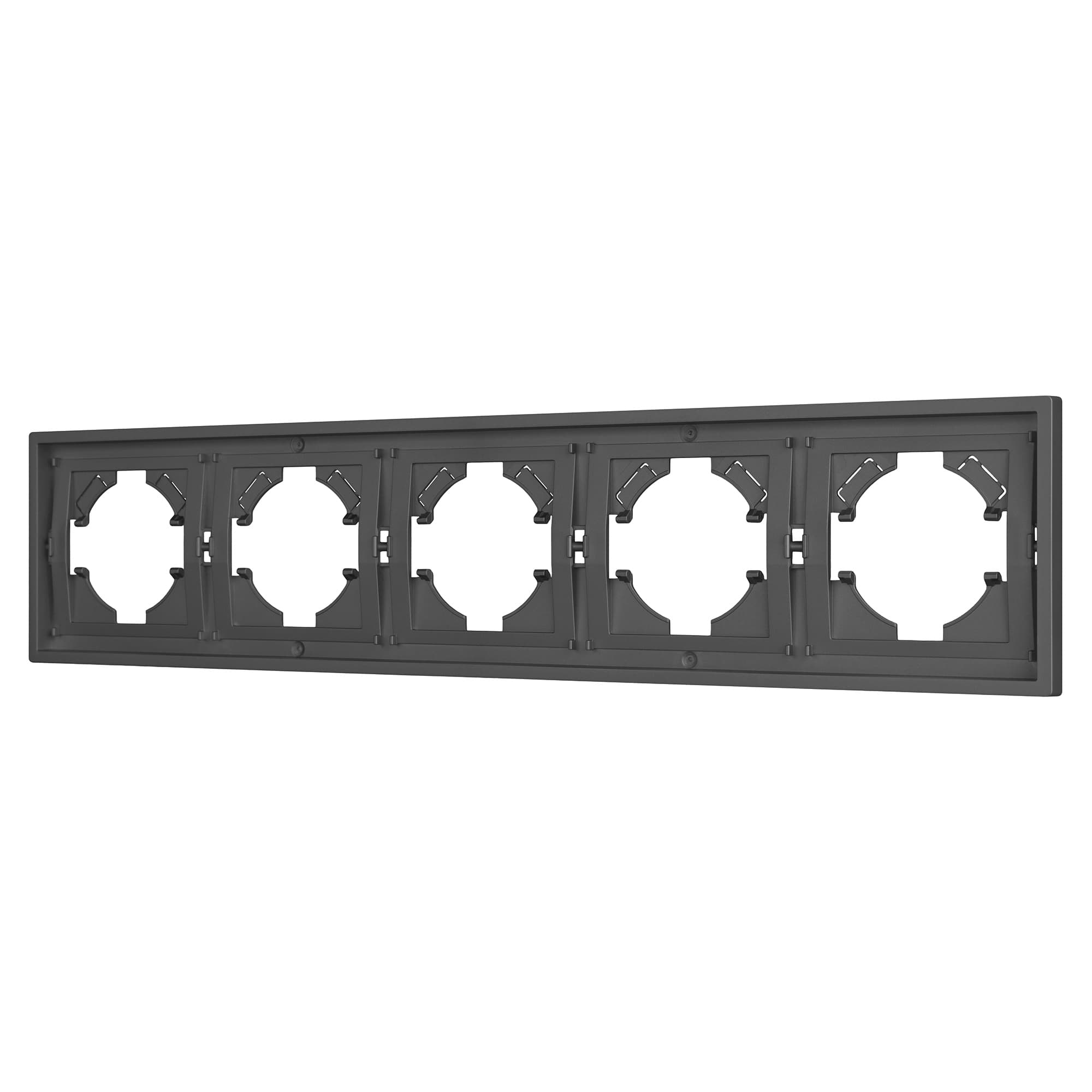 Рамка пластиковая FRM-TENDO-SFPL-5-GR (Arlight, Матовый графитовый) 054659