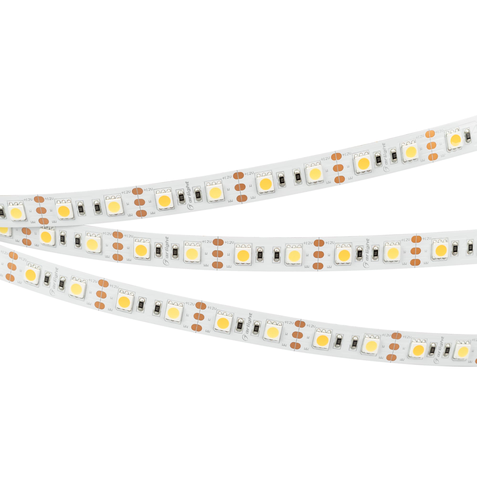 Светодиодная лента RT-B60-12mm 12V White-MIX (14.4 W/m, IP20, 5060, 5m) (Arlight, Изменяемая ЦТ) 011093(2) — фото 2