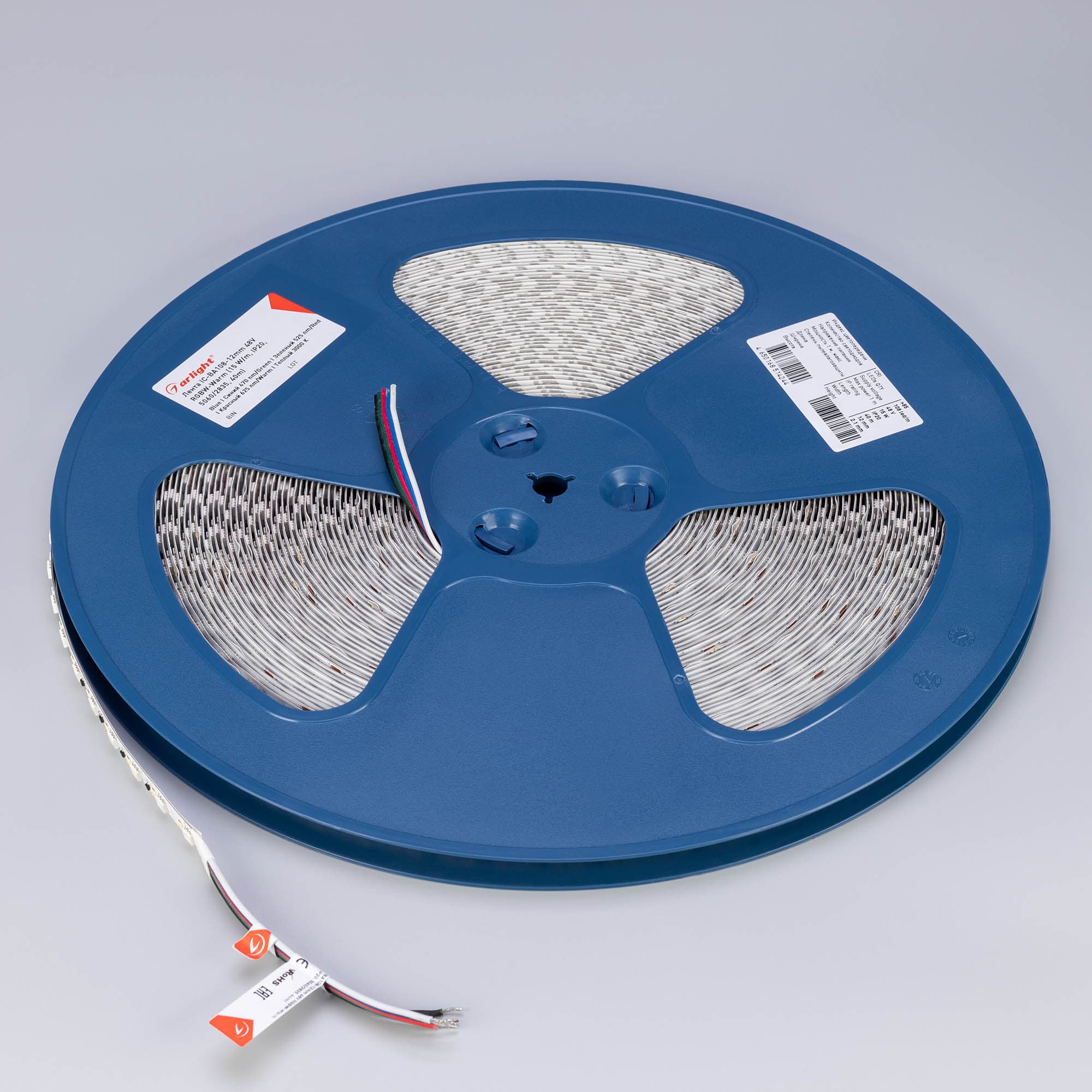 Светодиодная лента IC-BA108-12mm 48V RGBW-Warm (15 W/m, IP20, 5060/2835, 40m) (Arlight, стабилизированная) 029990(2) — фото 6