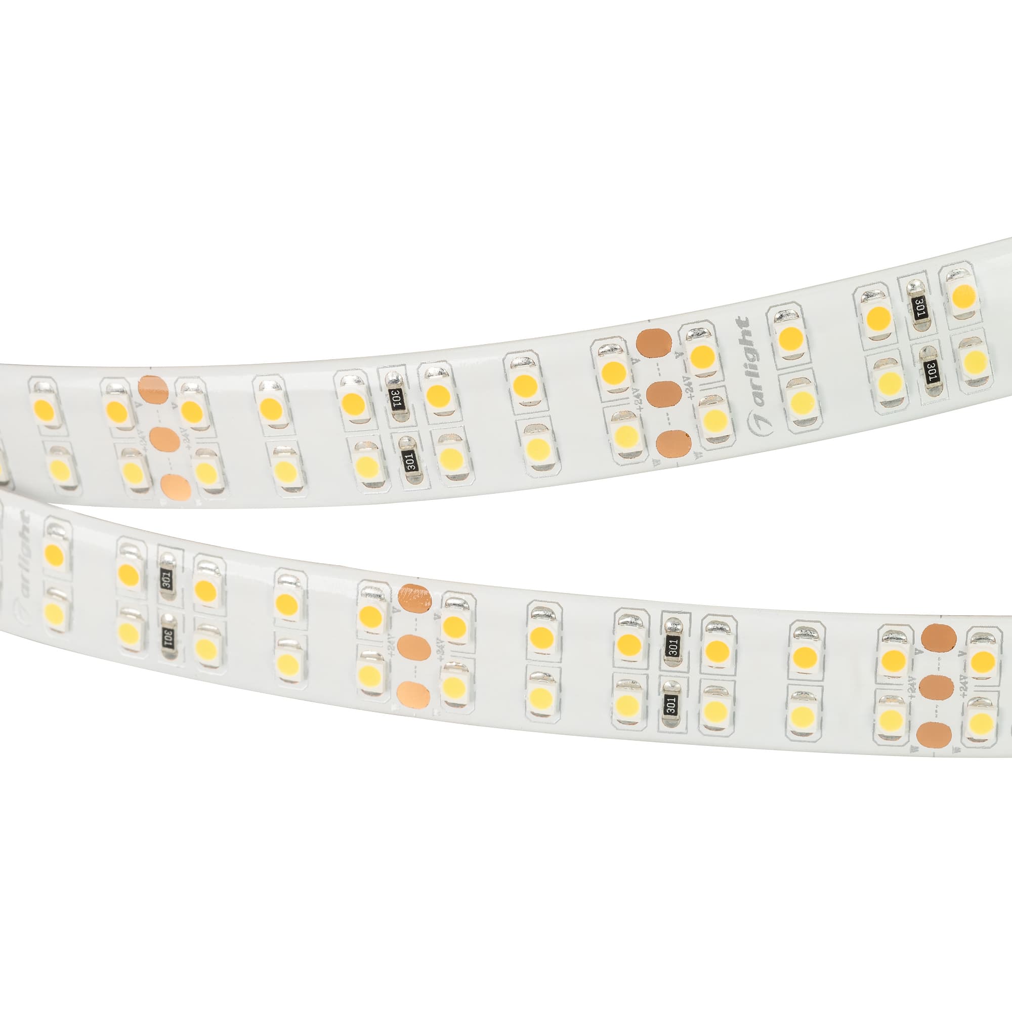Светодиодная лента RTW 2-5000SE 24V White-MIX 2x2 (3528, 1200 LED, LUX) (Arlight, 19.2 Вт/м, IP65) 020560 — фото 1