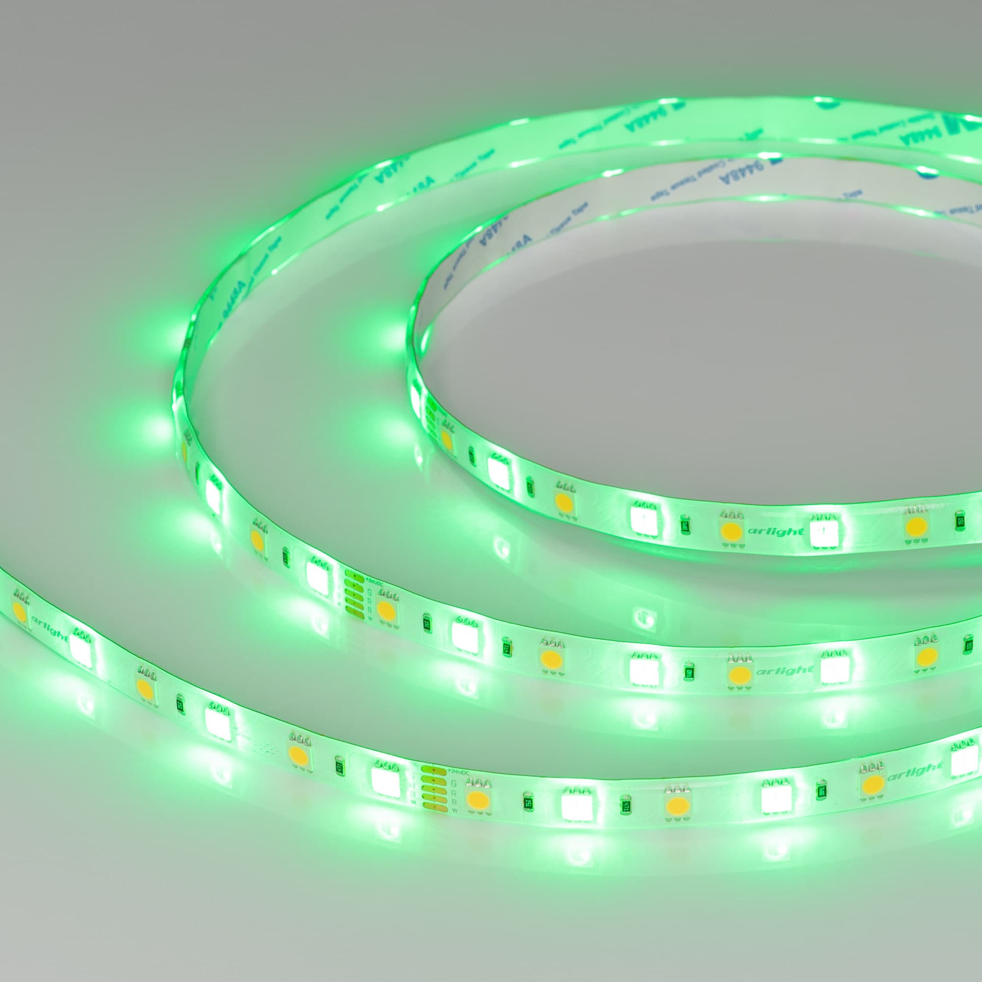 Светодиодная лента RTW-SE-B60-10mm 24V RGBW-White (14.4 W/m, IP65, 5060, 5m) (Arlight, Открытый) 034184 — фото 2