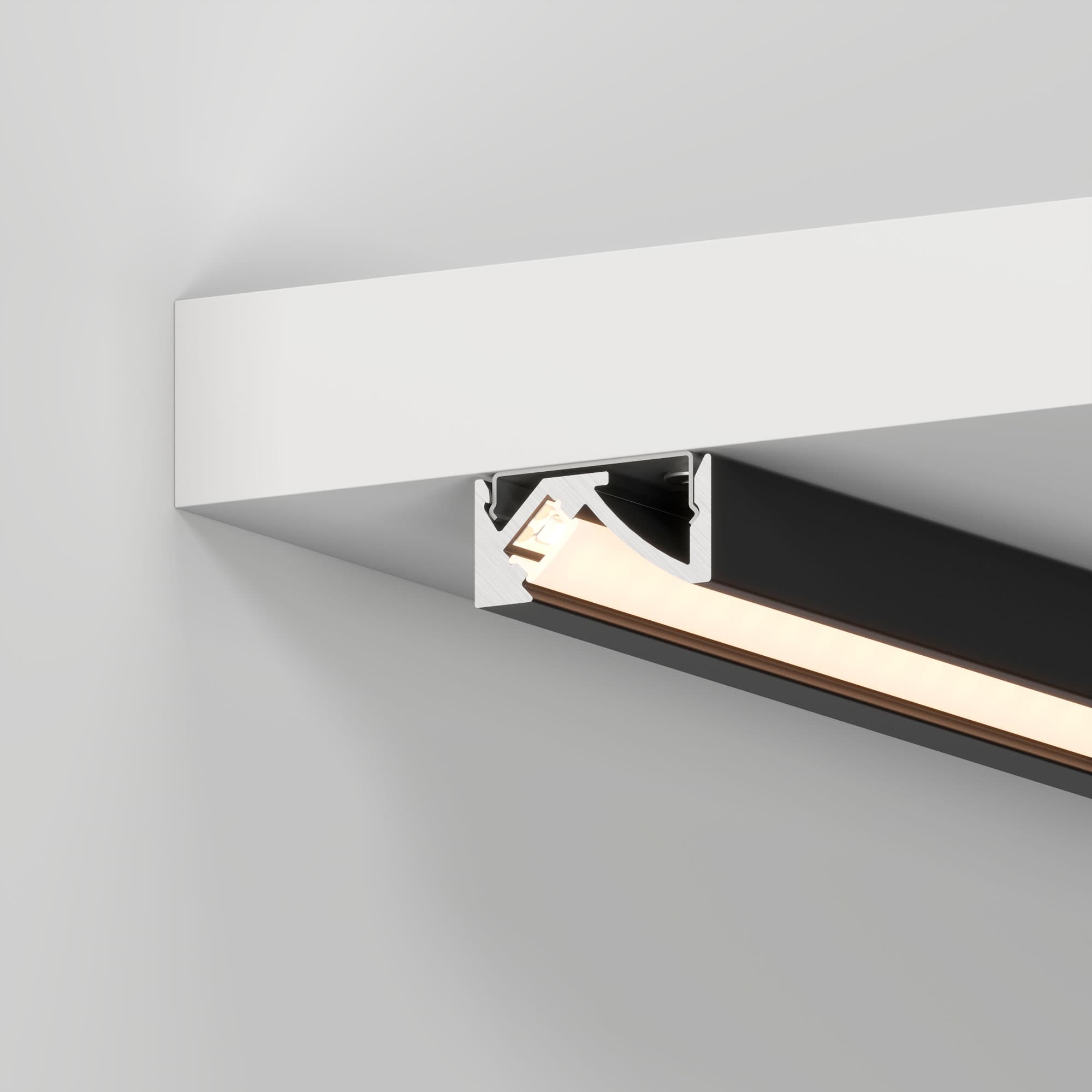 Профиль SL-BEVEL-W21-2000 ANOD BLACK (Arlight, Алюминий) 043688 — фото 4