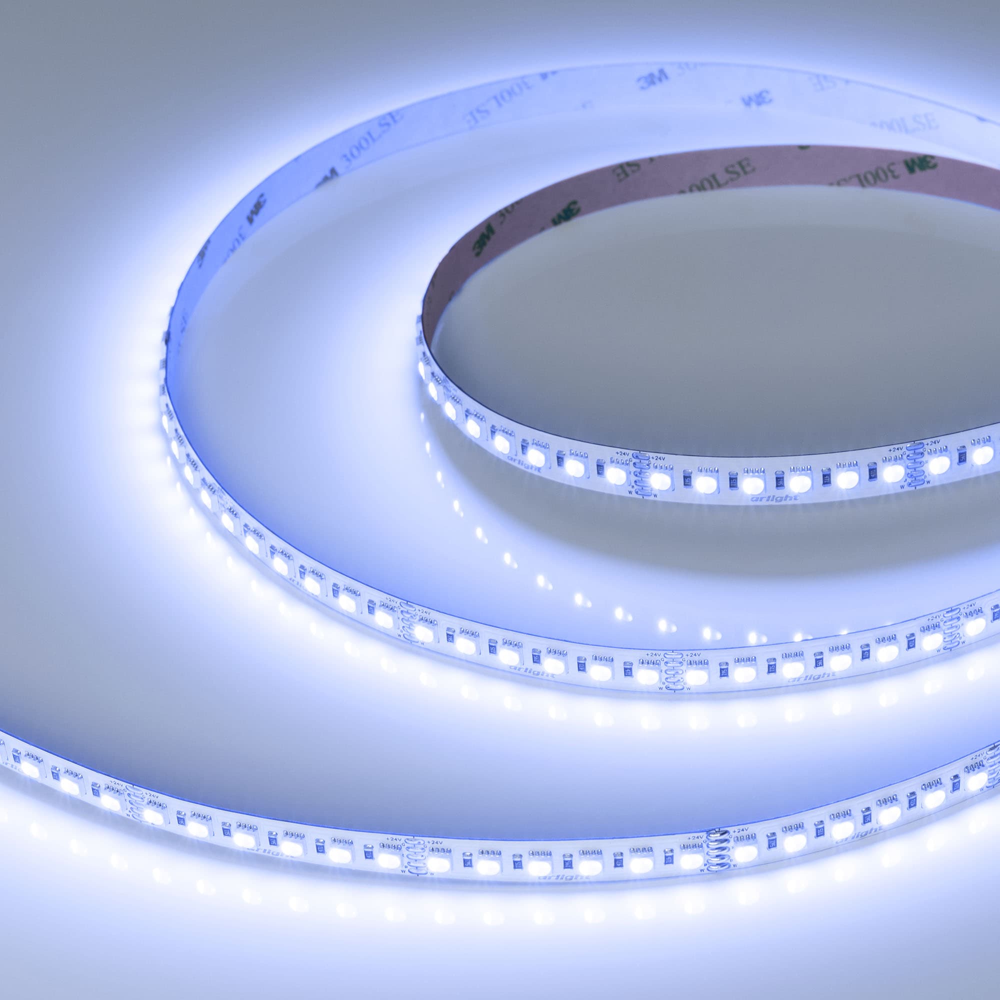Светодиодная лента RT-H120-10mm 24V RGBW-White-4-in-1 (25 W/m, IP20, 4040, 5m) (Arlight, Открытый) 048748 — фото 7
