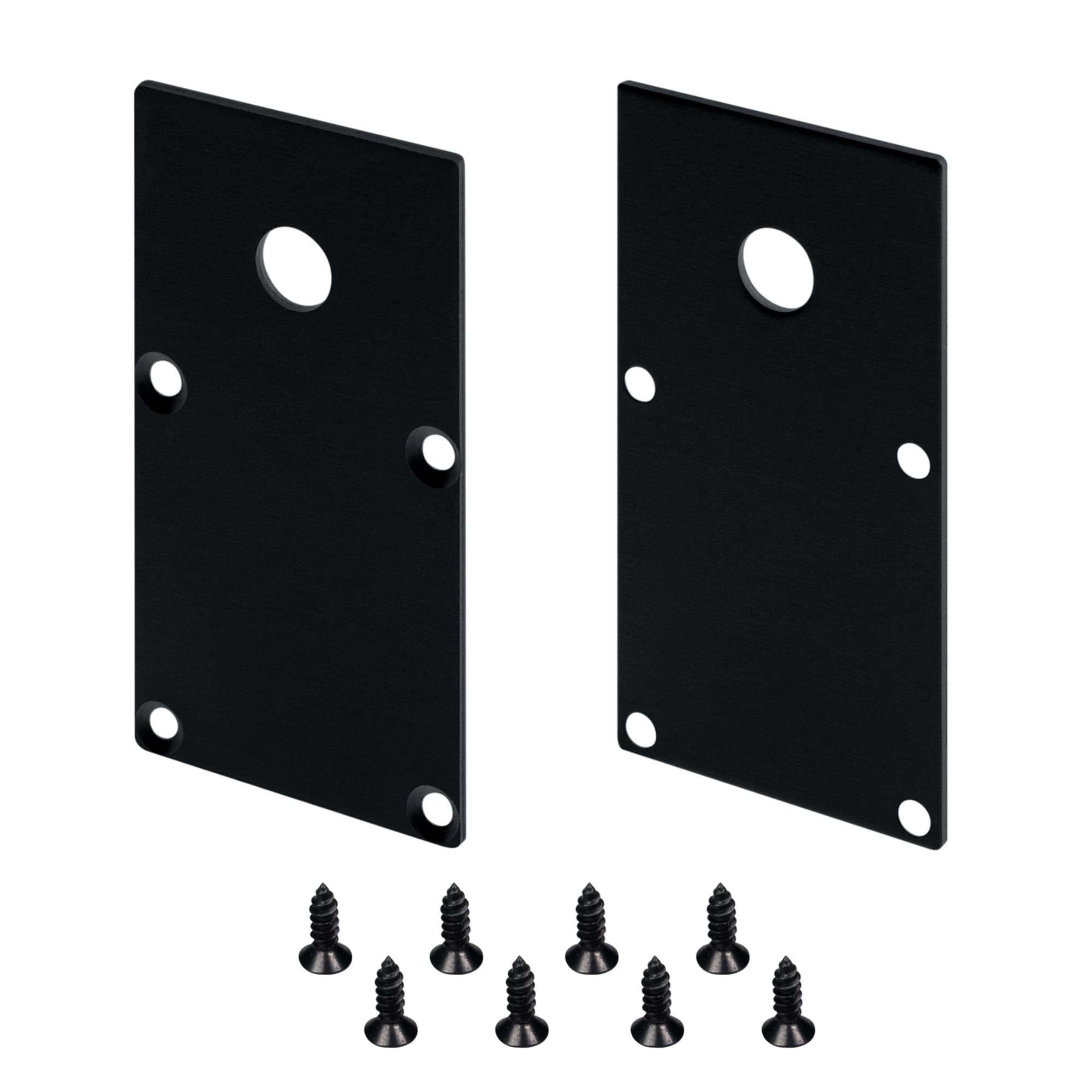 Заглушка LINE-S-3667 BLACK с отверстием (Arlight, Металл) 042915