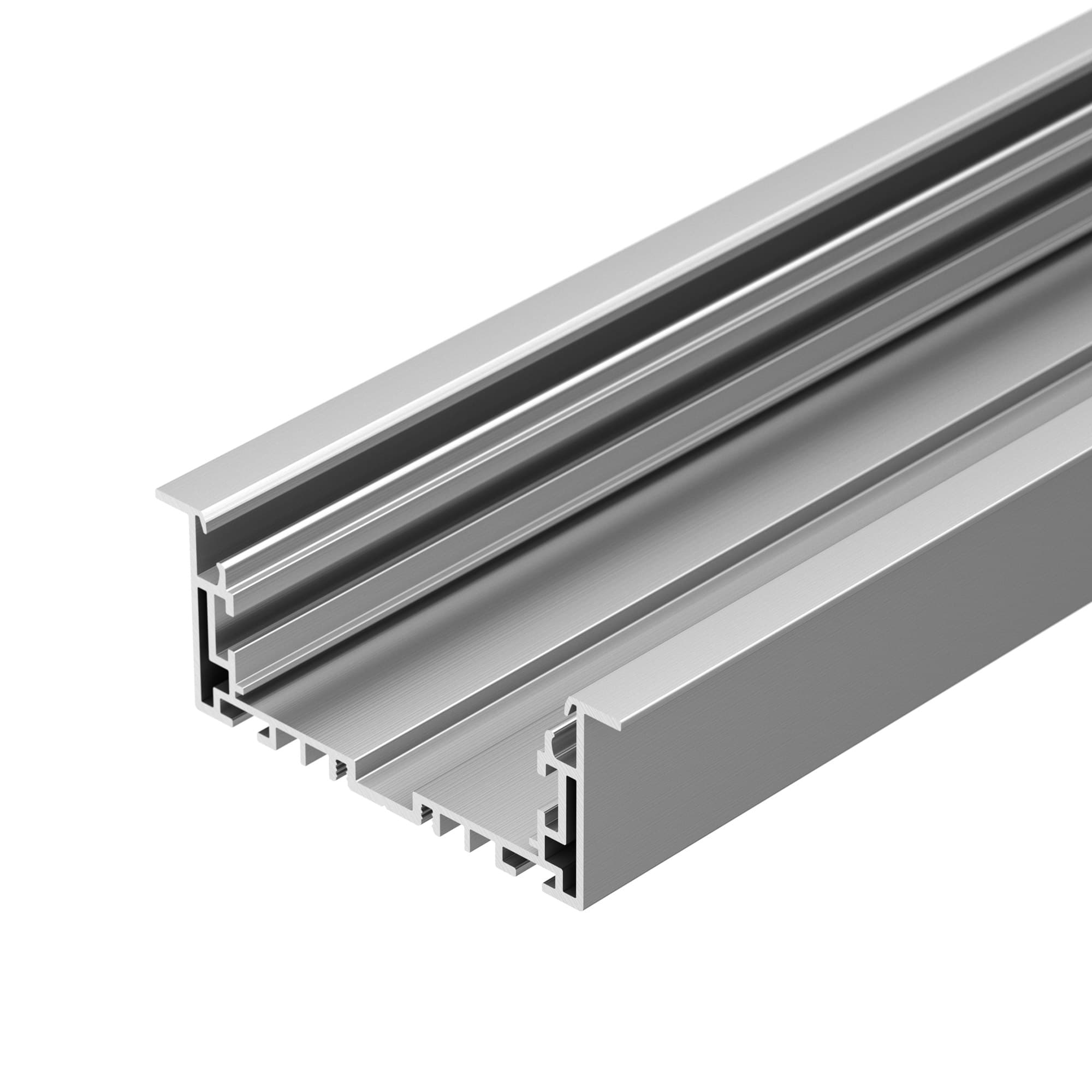 Профиль с экраном S2-LINIA94-F-2500 ANOD+OPAL (Arlight, Алюминий) 021178(1) Arlight — фото 2
